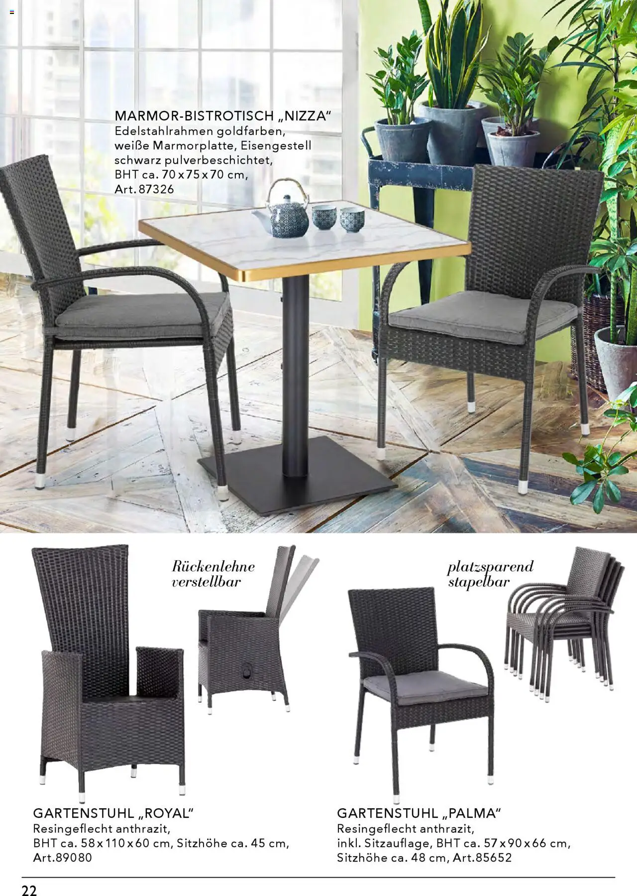 Rahaus Prospekt Gartenmöbel – gültig ab 07.04.2025 | Seite: 22