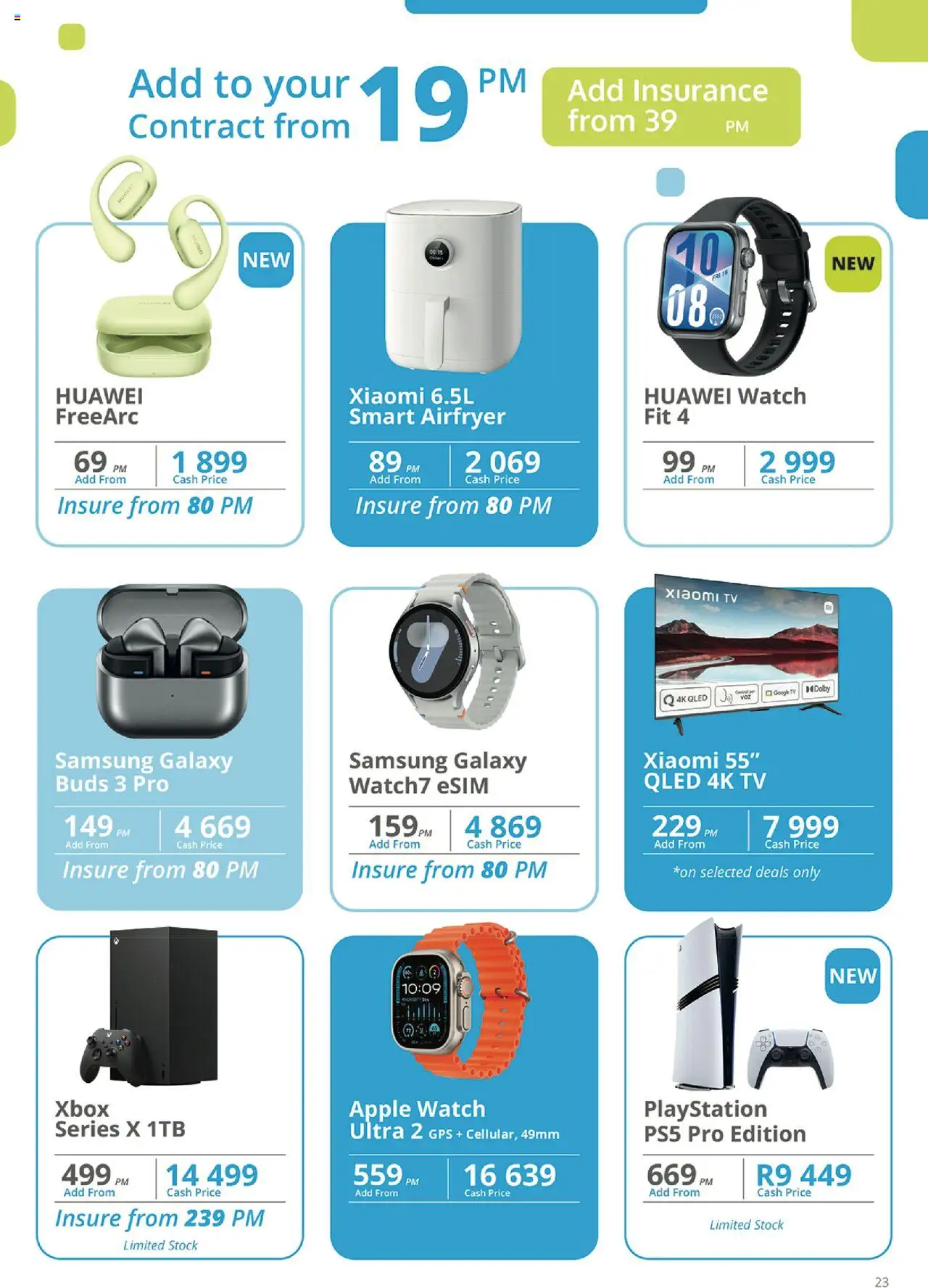 Cellucity Specials │ valid from 07.07.2025 | Page: 23 | Products: Watch, Playstation, Xbox, Stock
