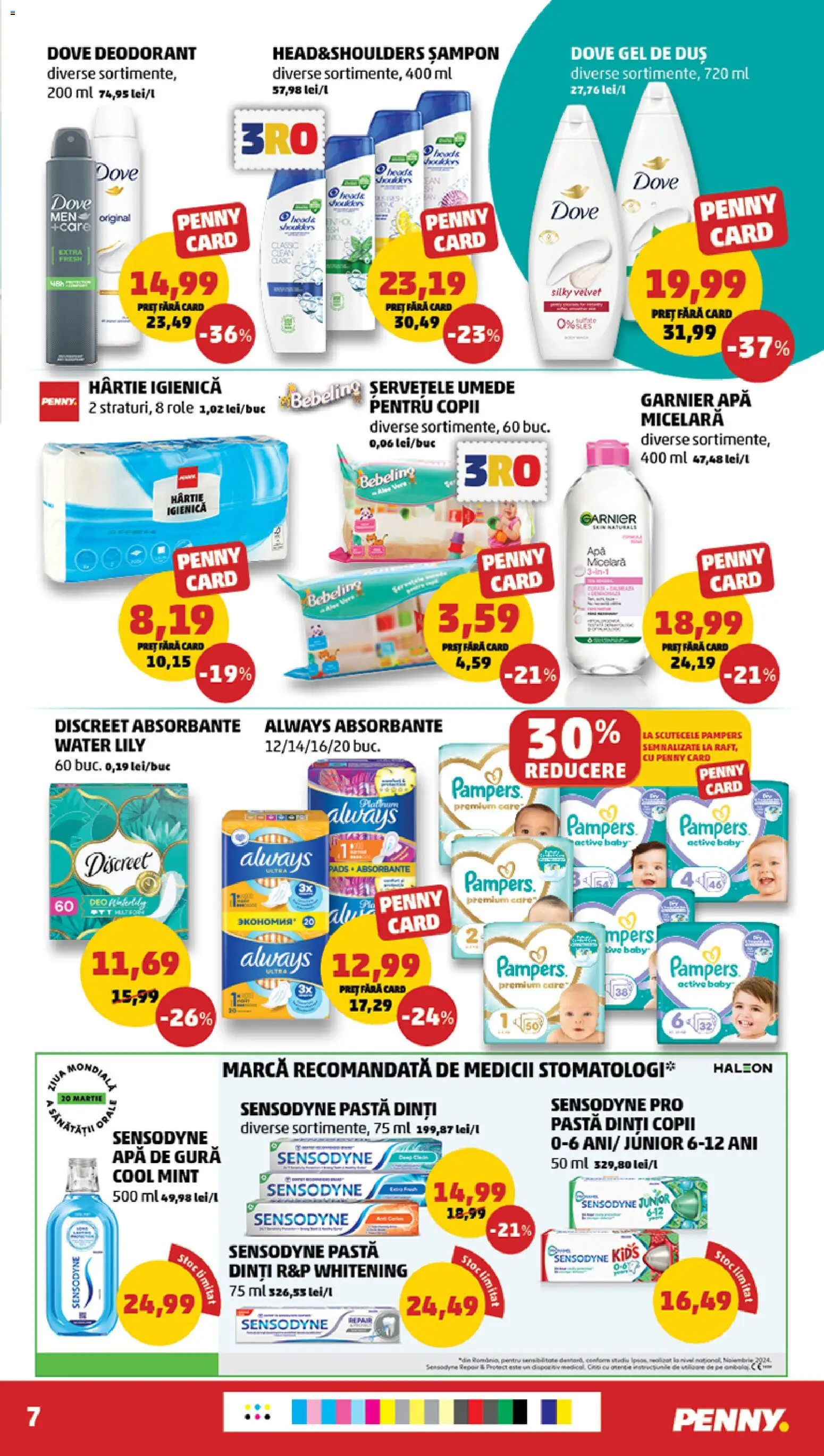 Noul catalog PENNY – valabil de la 18.03.2026 | Pagină: 7 | Produse: Pomelo, Gel de duș, Șervețele umede, Absorbante