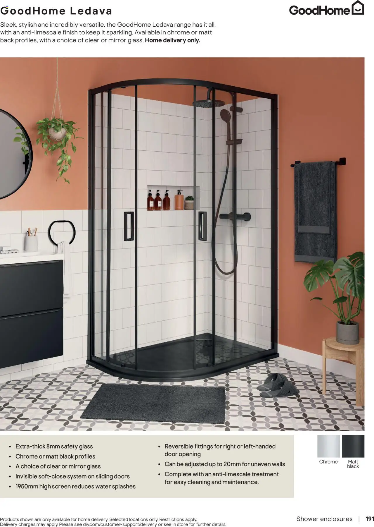  | Page: 191 | Products: Shower, Mirror, Door, Sliding doors