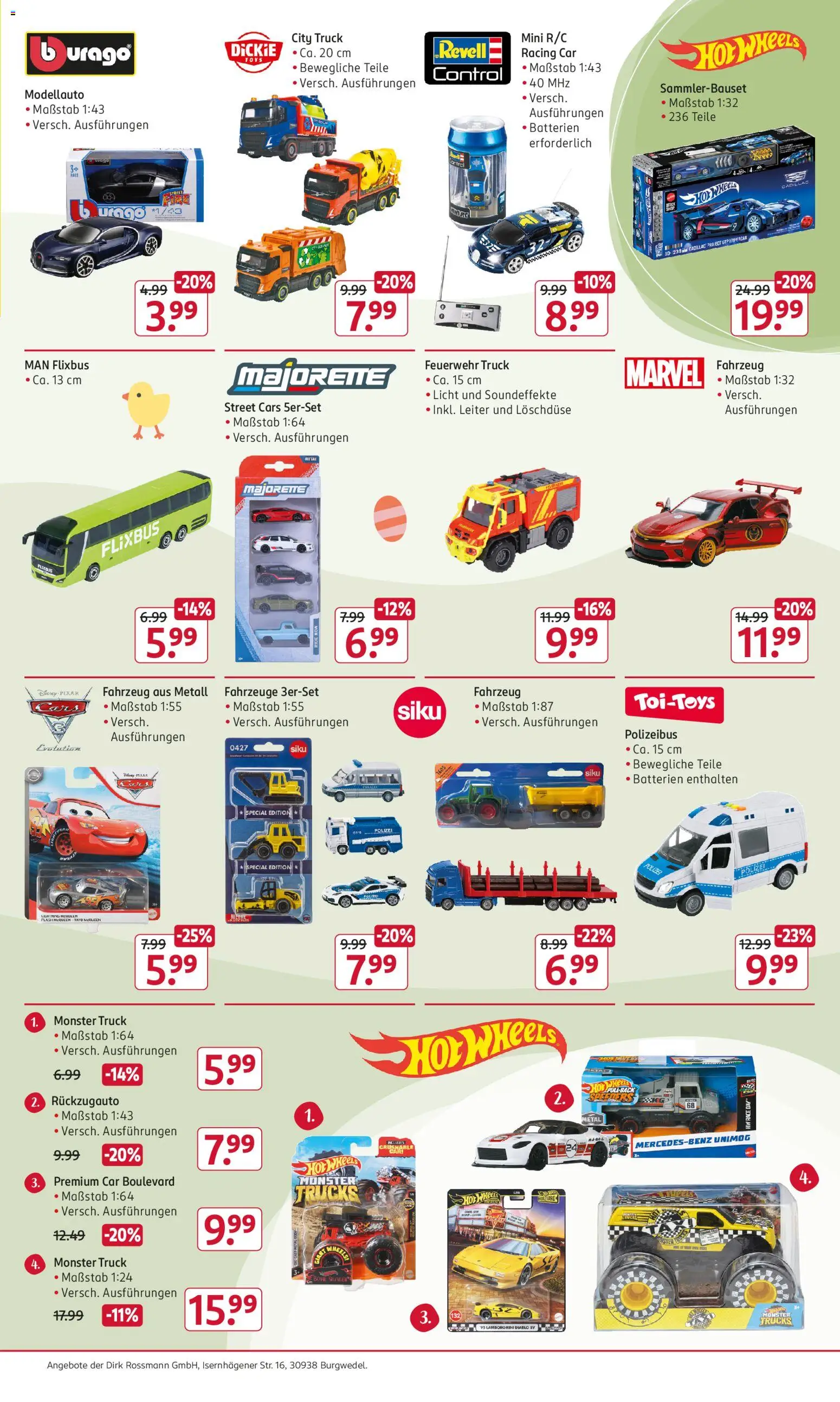 Rossmann Spiel & Spaß Angebote – gültig ab 23.03.2026 | Seite: 3 | Produkte: Batterien, Monster