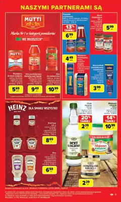 Carrefour Gazetka - Markowe okazje od 07.07.2025 | Strona: 13 | Produkty: Ocet, Przecier pomidorowy, Majonez, Sos