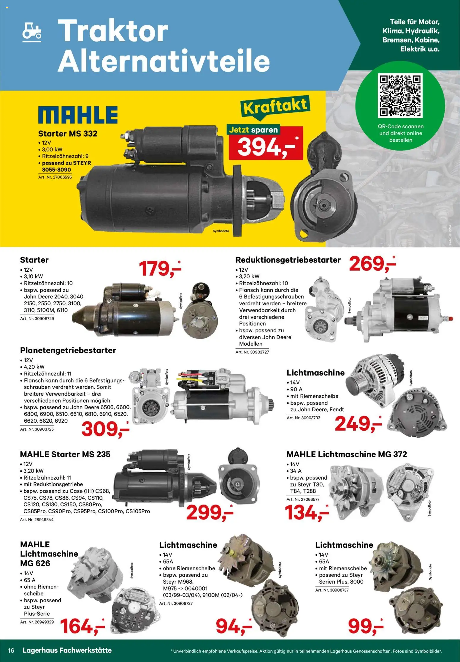 Lagerhaus Verschleißteile & Zubehör gültig ab 01.01.2026 | Seite: 16