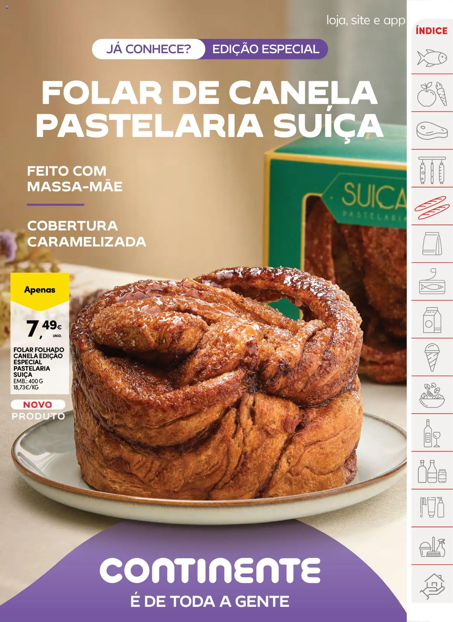 Continente Semanal Continente Bom Dia │ válido de 24.03.2026 | Página: 19 | Produtos: Canela