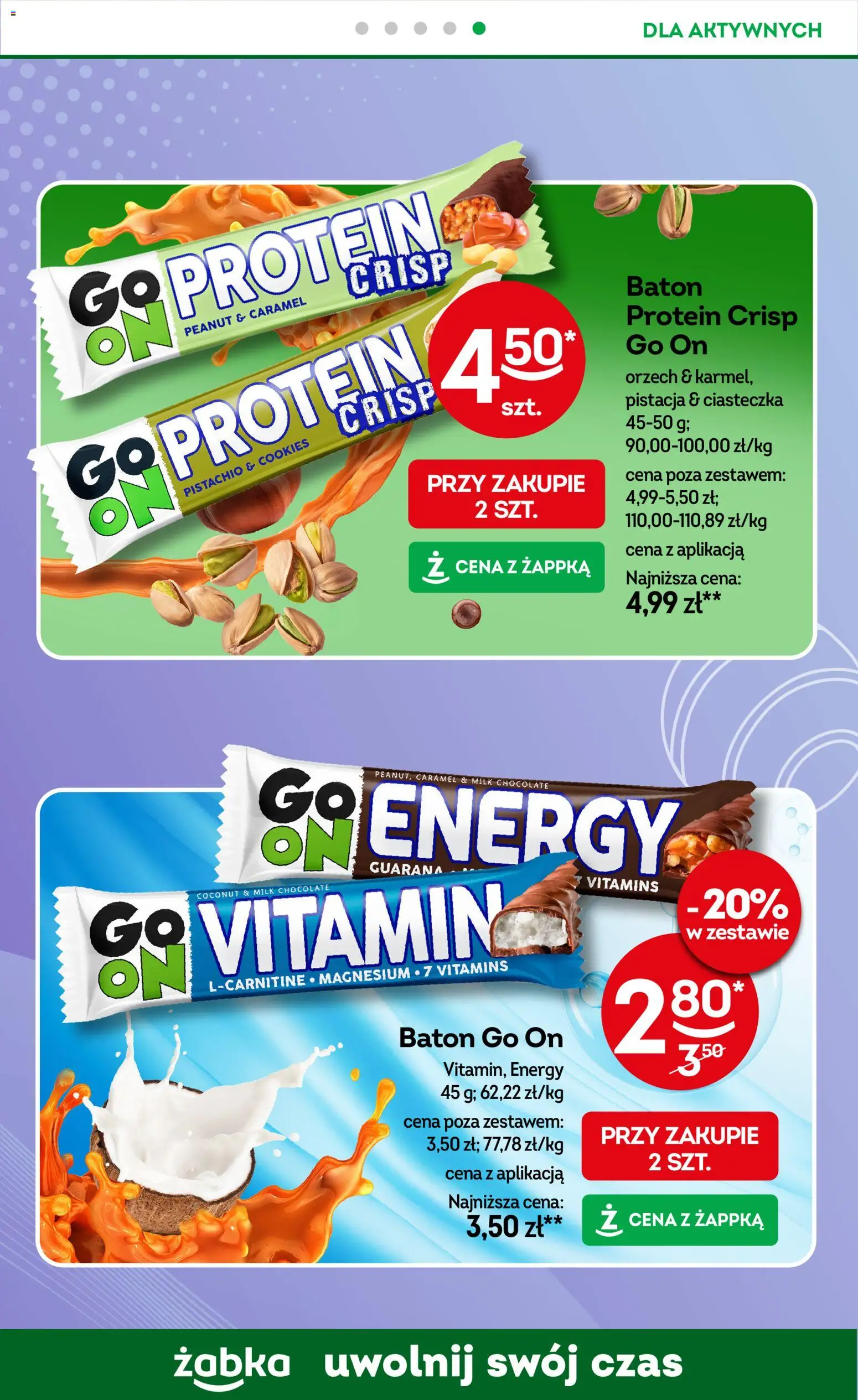 Żabka Gazetka od 05.11.2025 | Strona: 64 | Produkty: Baton, Ciasteczka