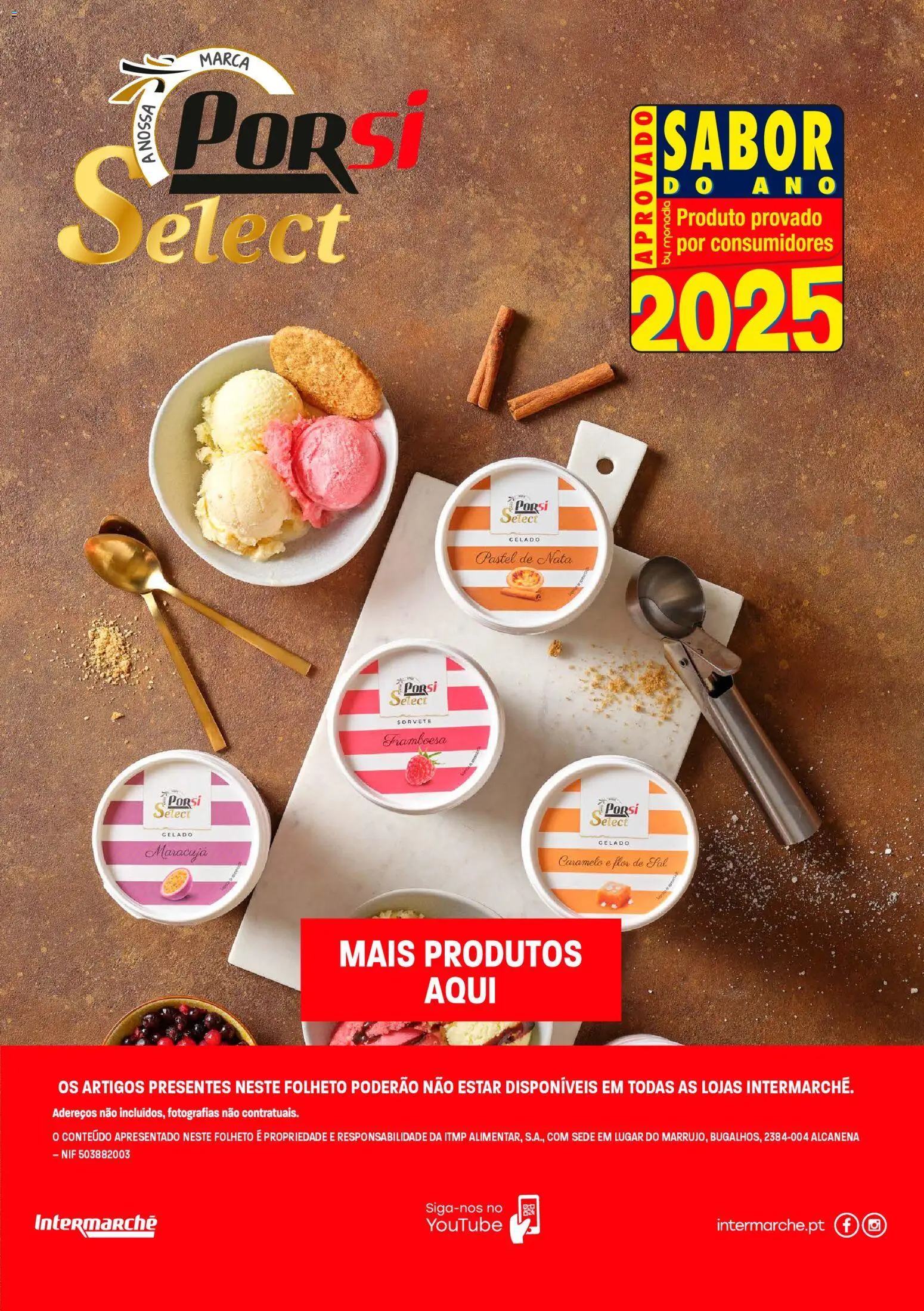 Intermarché folheto │ válido de 21.11.2025 | Página: 11 | Produtos: Sal, Gelado, Nata, Sorvete