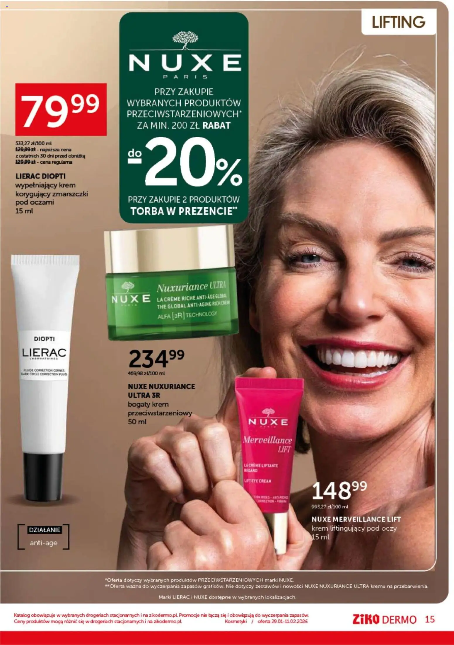 Ziko Gazetka od 29.01.2026 | Strona: 15 | Produkty: Torba, Kosmetyki, Krem
