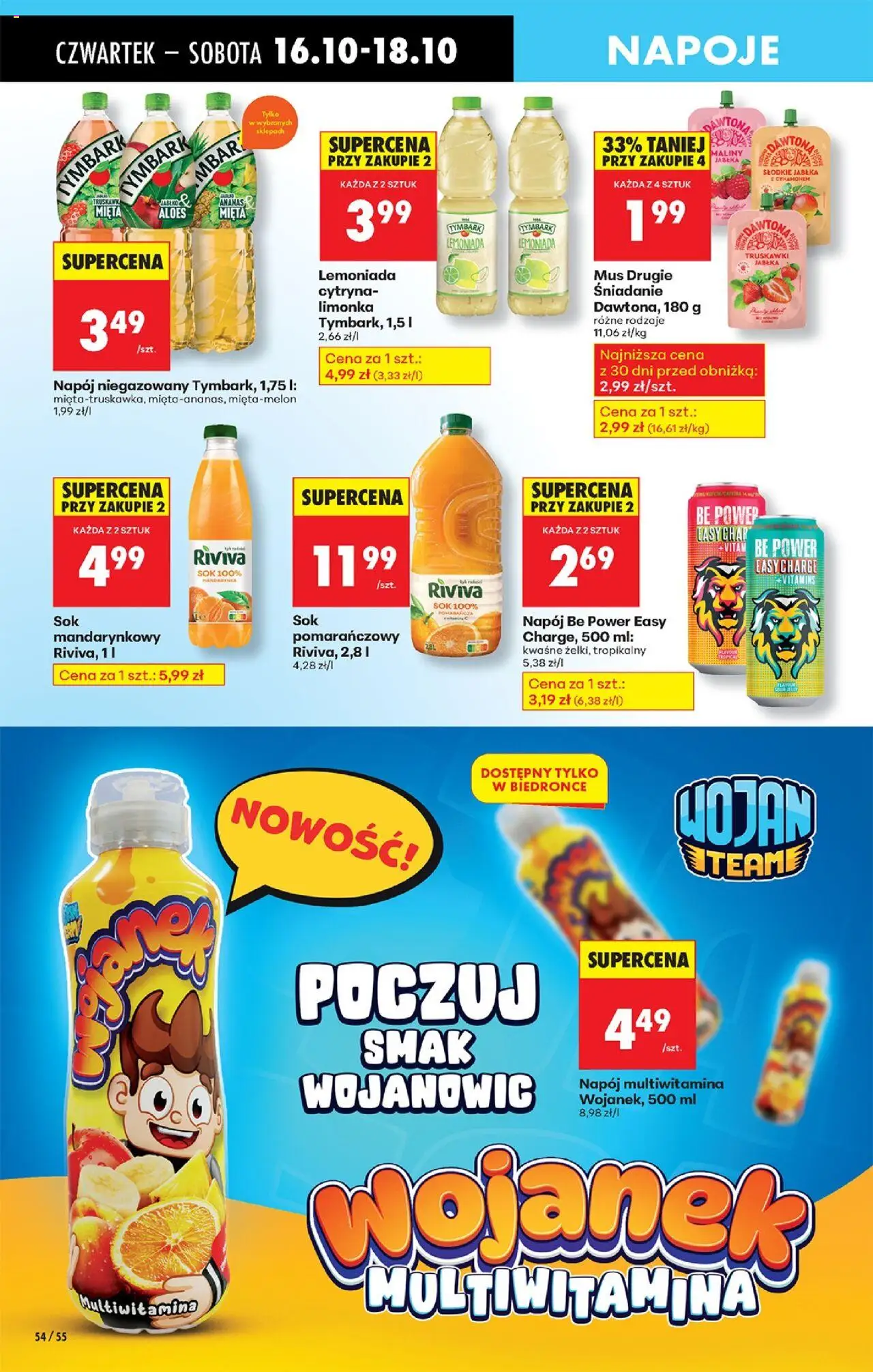 Biedronka gazetka - Oferta w tym tygodniu od 16.10.2025 | Strona: 66 | Produkty: Cytryna, Limonka, Mięta, Jabłka