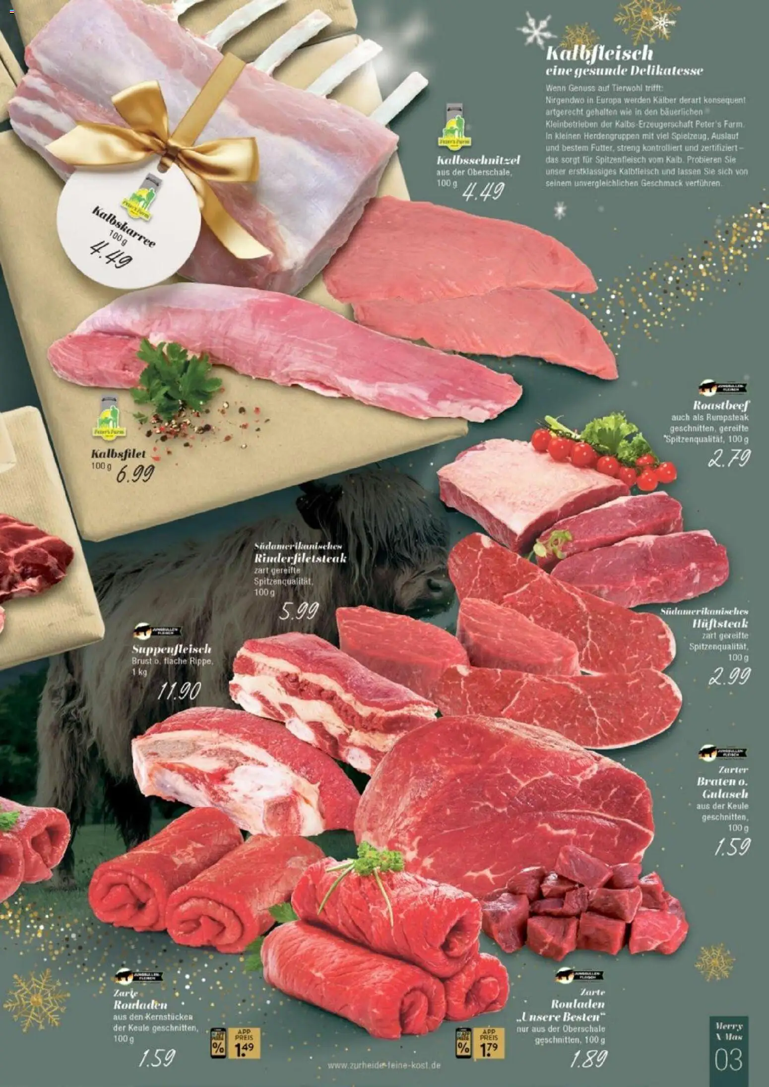 Edeka Zurheide Prospekt 	 – gültig ab 15.12.2025 | Seite: 3 | Produkte: Rumpsteak, Roastbeef, Suppenfleisch