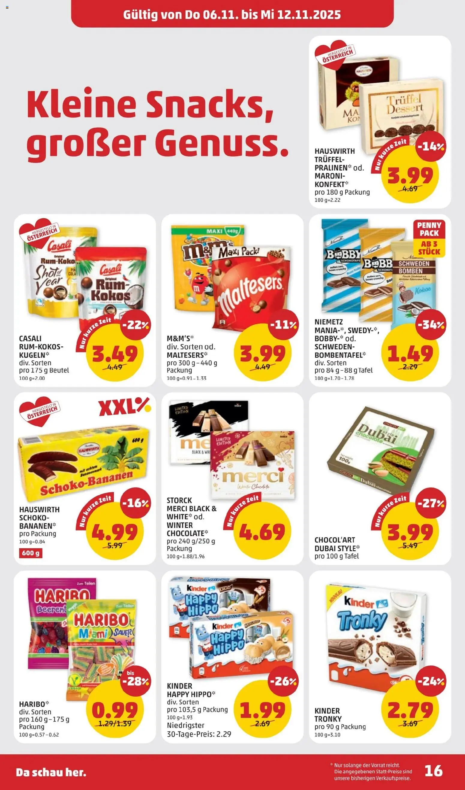 Penny Markt Flugblatt gültig ab 06.11.2025 | Seite: 16 | Produkte: Tee