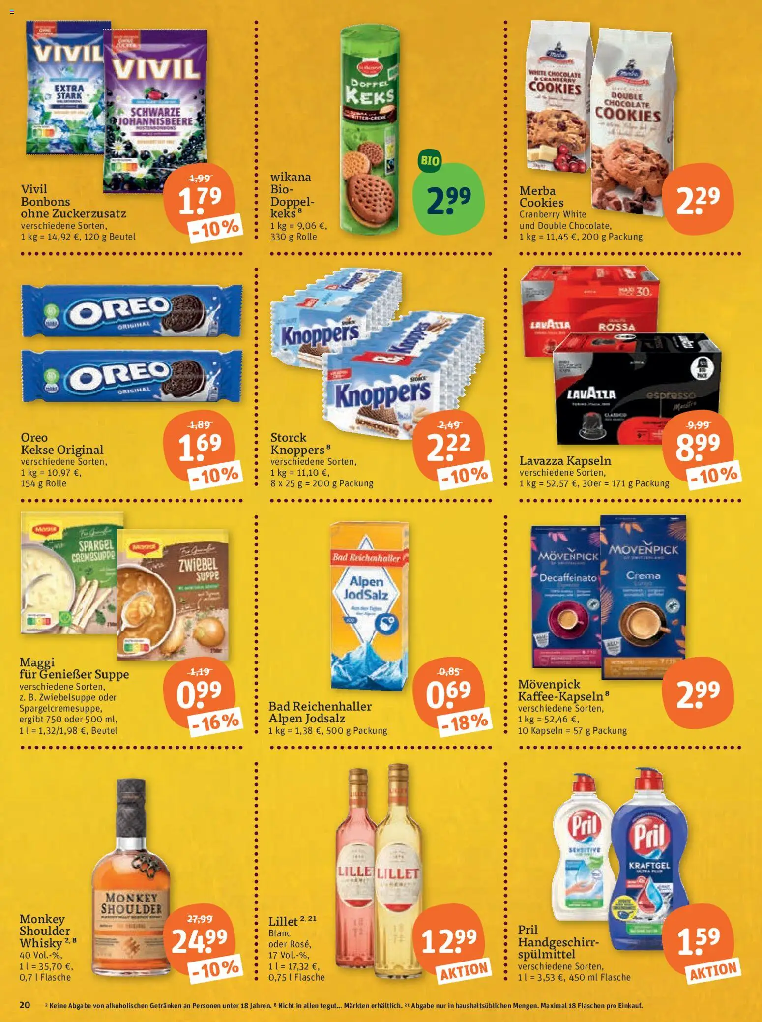 Tegut Prospekt 	 – gültig ab 02.03.2026 | Seite: 22 | Produkte: Maggi, Bad, Knoppers, Pril