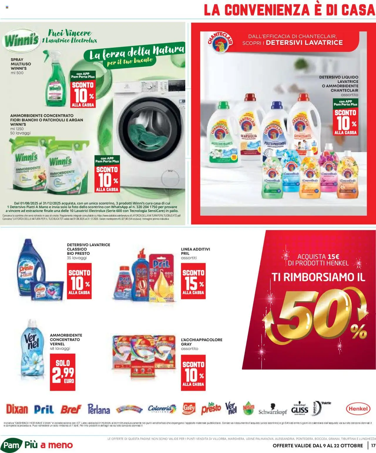 Volantino Panorama del 09.10.2025 | Pagina: 17 | Prodotti: Ammorbidente, Lavatrice