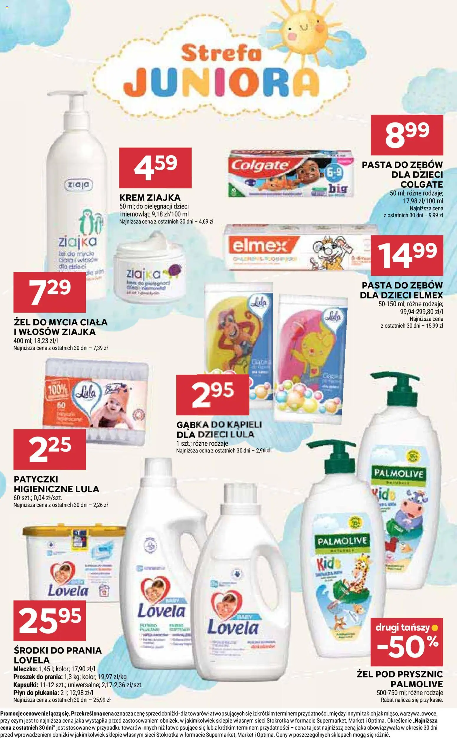 Stokrotka gazetka - Market od 02.04.2026 | Strona: 33 | Produkty: Prysznic, Żel pod prysznic, Proszek do prania, Lovela