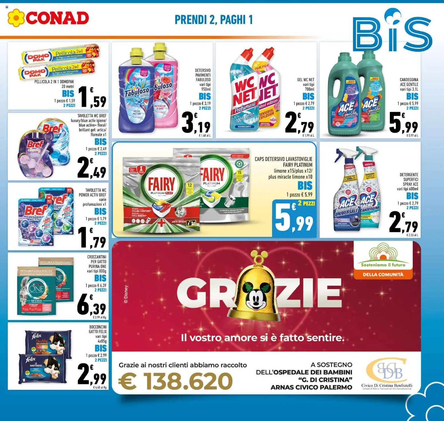 Volantino Conad del 25.02.2026 | Pagina: 5 | Prodotti: Microonde, Detergente, Candeggina, Limone