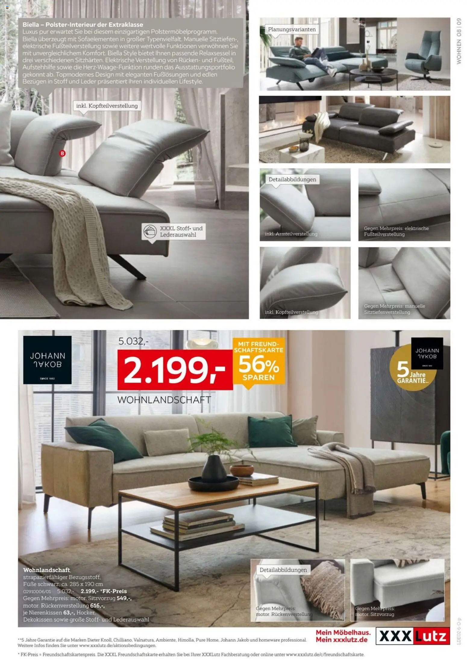 XXXL Lutz - Polster Spezial – gültig ab 25.01.2026 | Seite: 9 | Produkte: Wohnlandschaft, Relaxsessel