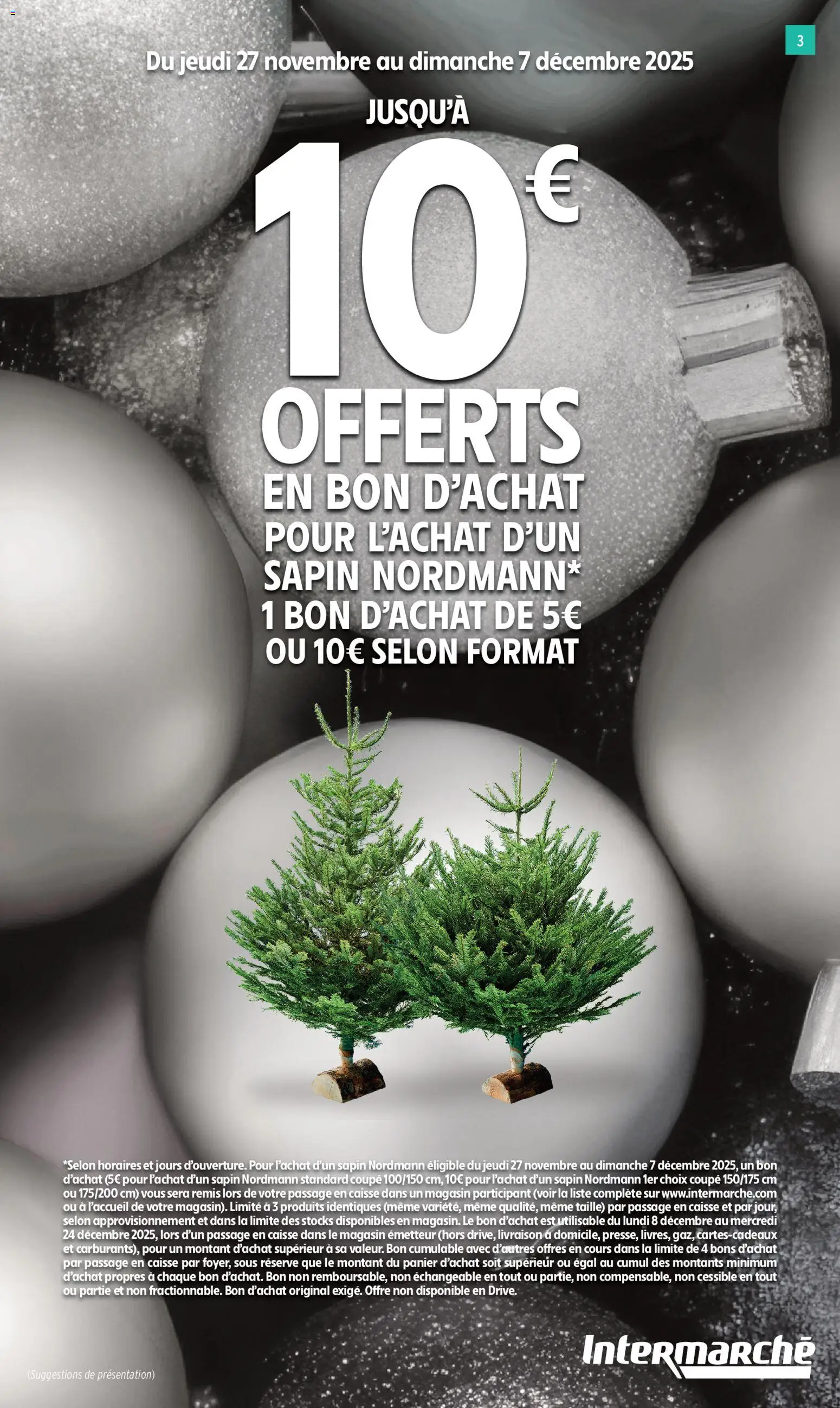 {H1} | Page: 3 | Produits: Sapin nordmann, Panier