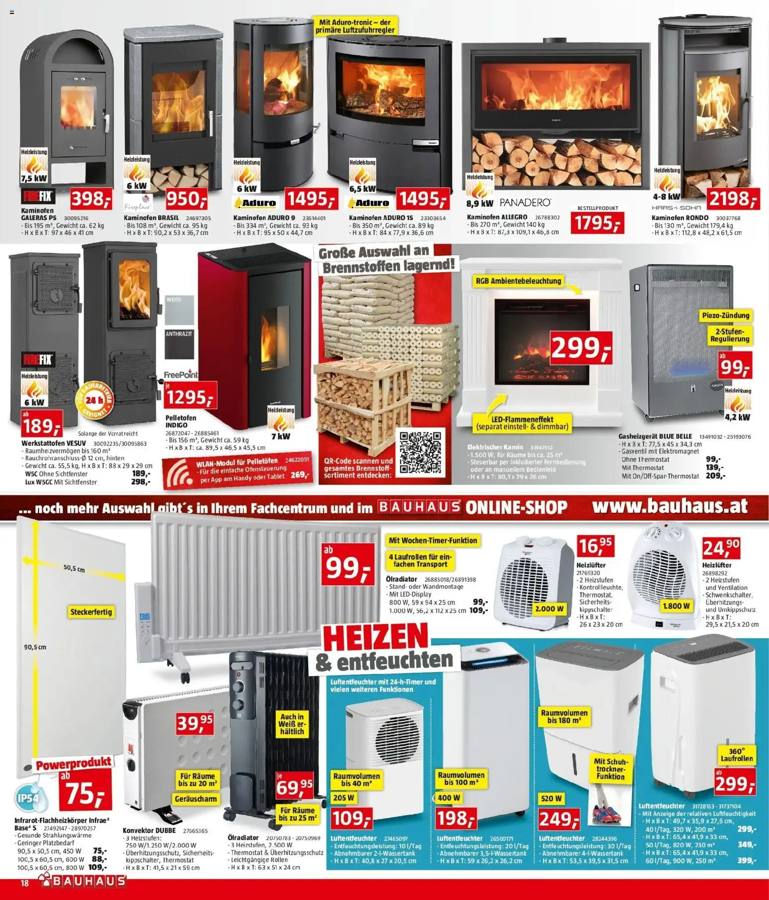 Bauhaus Prospekt aktuell gültig ab 02.12.2025 | Seite: 18 | Produkte: Tablet, Trockner, Gewicht