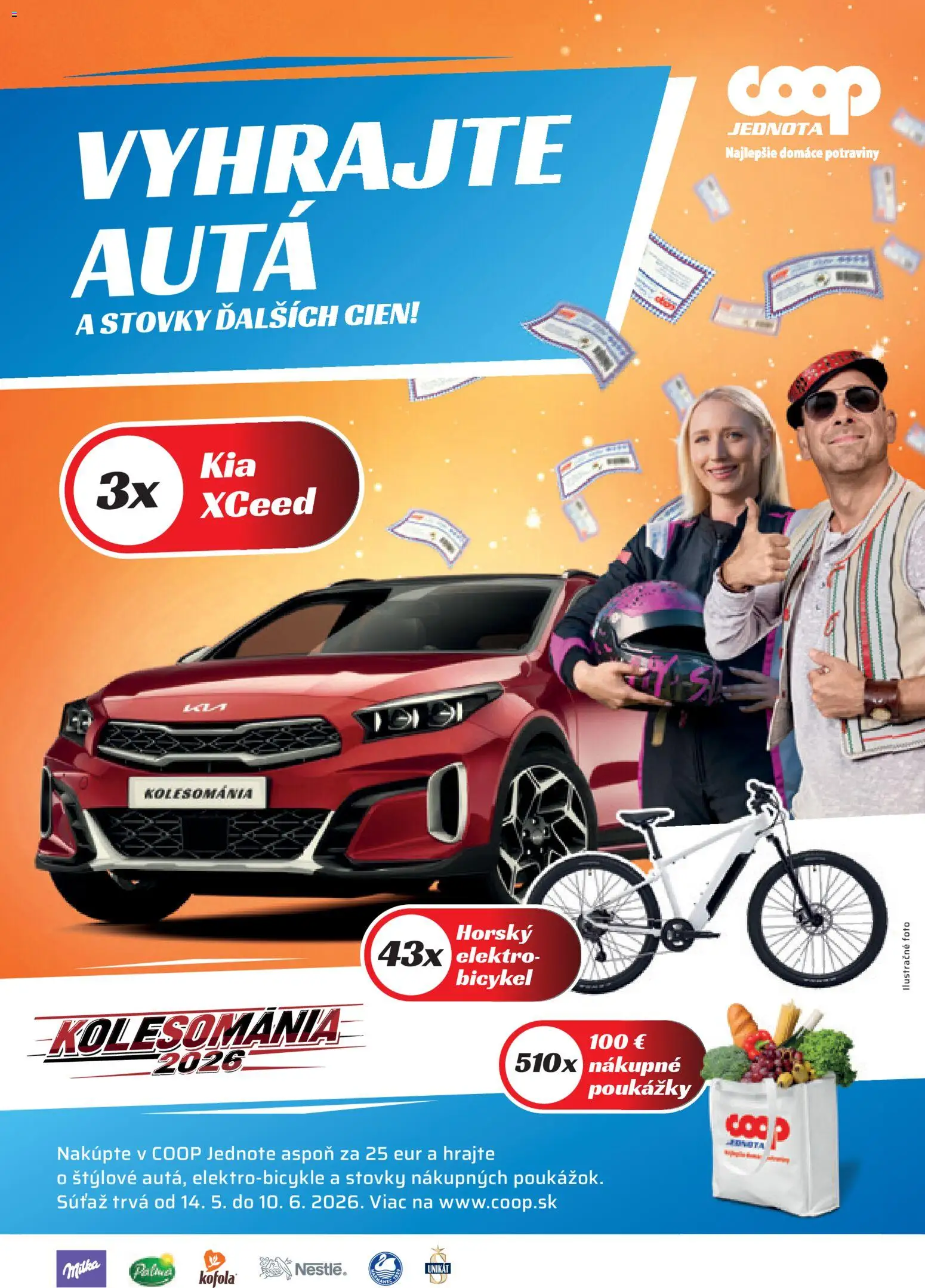 Nové COOP Jednota akcie – leták je platný od 01.05.2026 | Strana: 2 | Produkty: Kofola, Milka