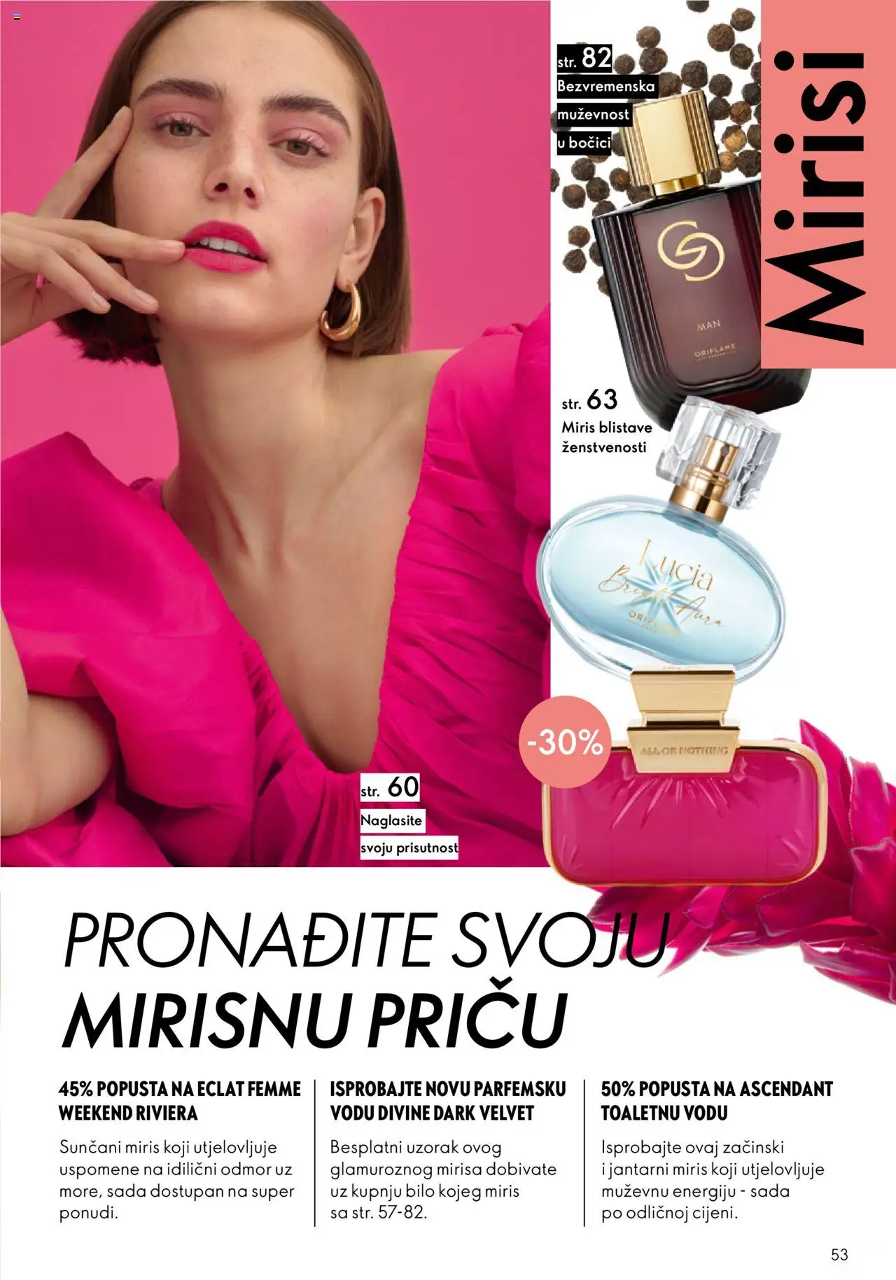 Oriflame katalog | vrijedi od 08.10.2025 | Stranica: 53 | Proizvodi: Miris
