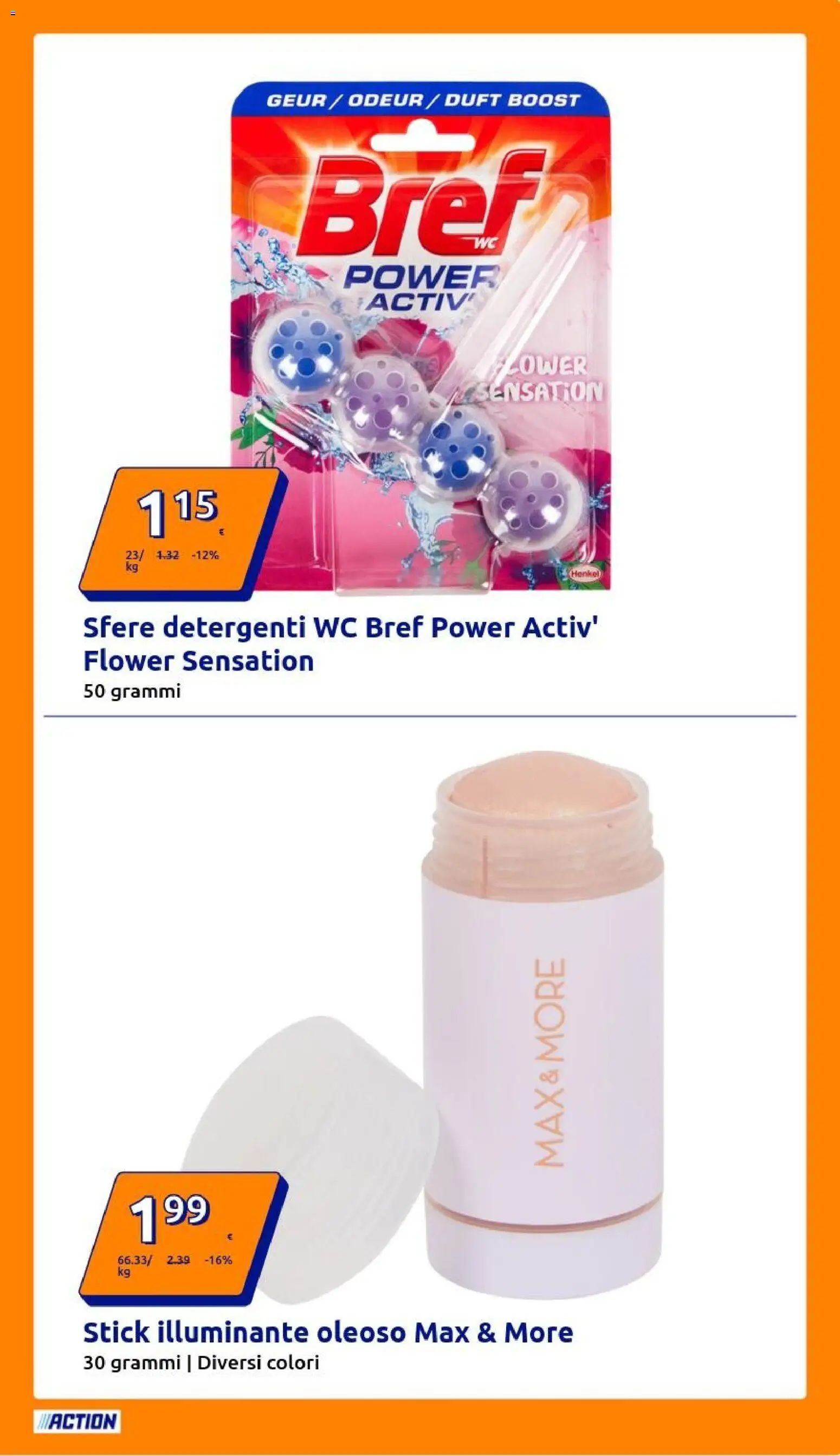 Volantino Action del 19.11.2025 | Pagina: 17 | Prodotti: Illuminante, WC