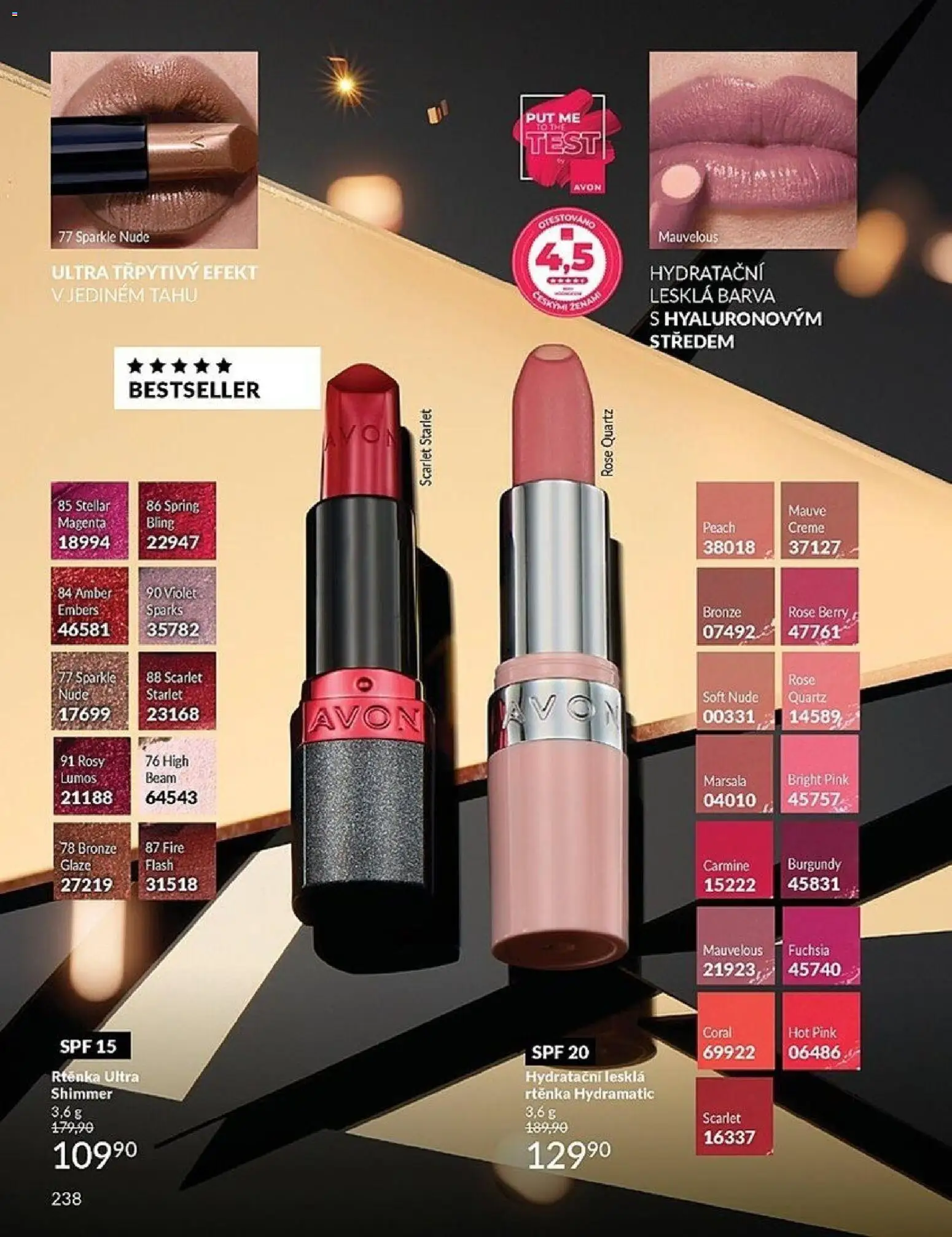 Avon Black Friday od 01.11.2025 | Strana: 238 | Produkty: Marsala, Test, Rtěnka