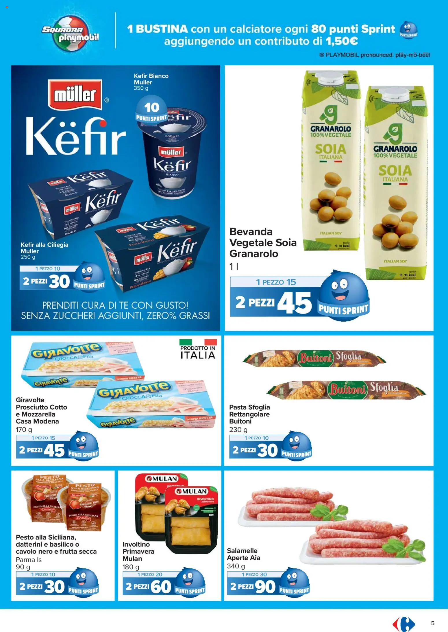 Volantino Carrefour del 17.11.2025 | Pagina: 5 | Prodotti: Frutta, Pasta, Cavolo, Pesto
