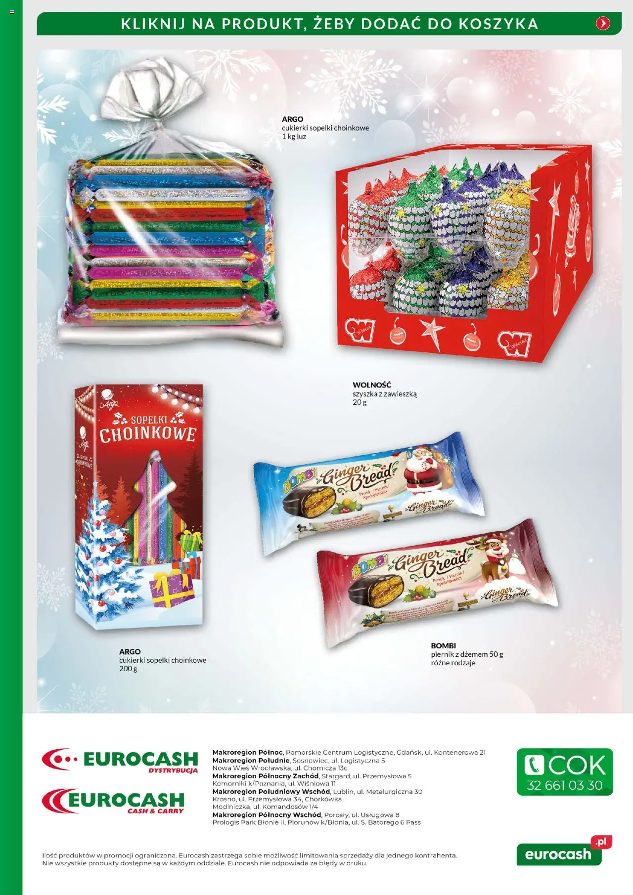 Eurocash Gazetka - Boże Narodzenie Słodycze od 13.10.2025 | Strona: 19 | Produkty: Piernik, Cukierki