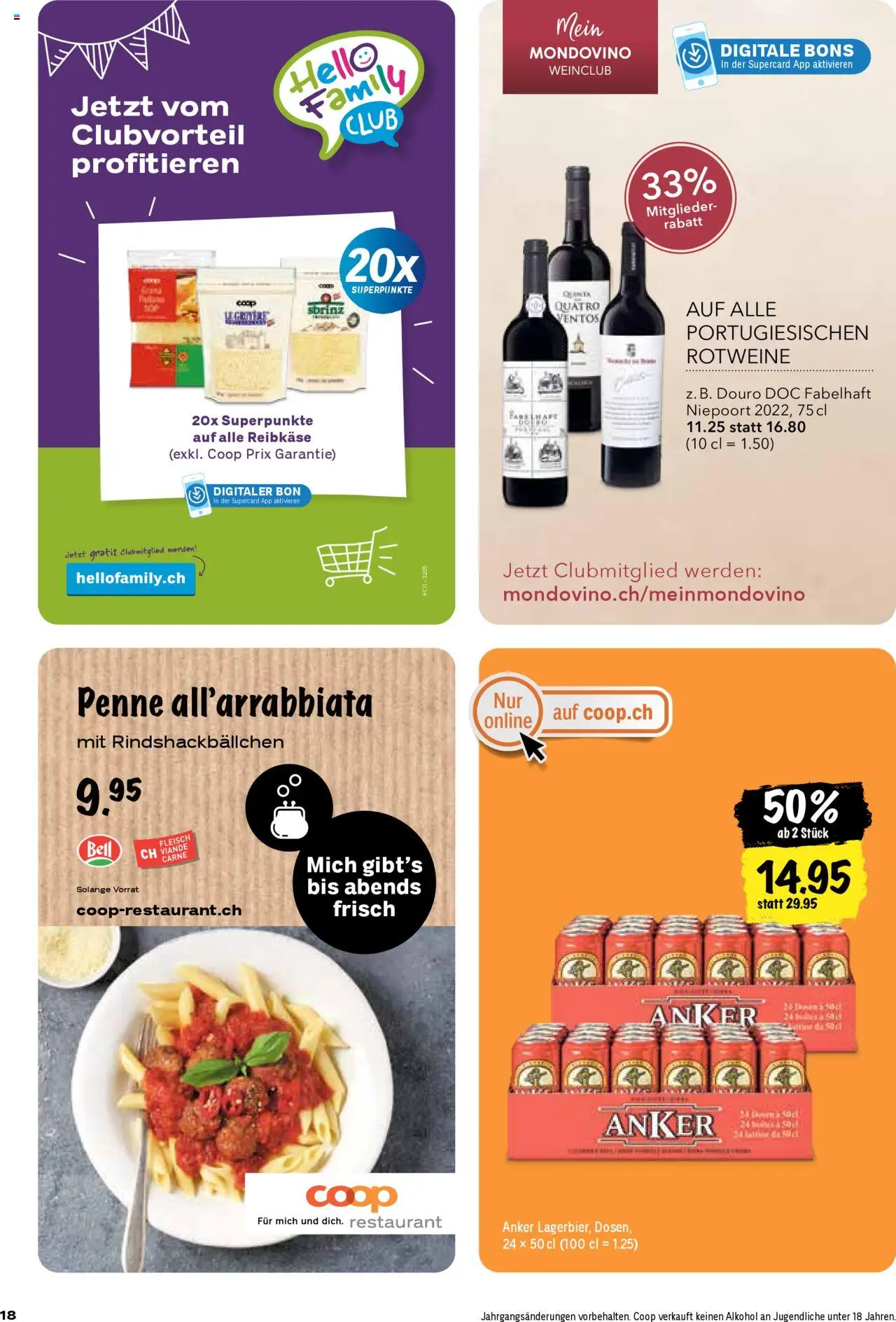 Coop Aktionen ab 07.08.2025 | Seite: 18 | Produkte: Pasta