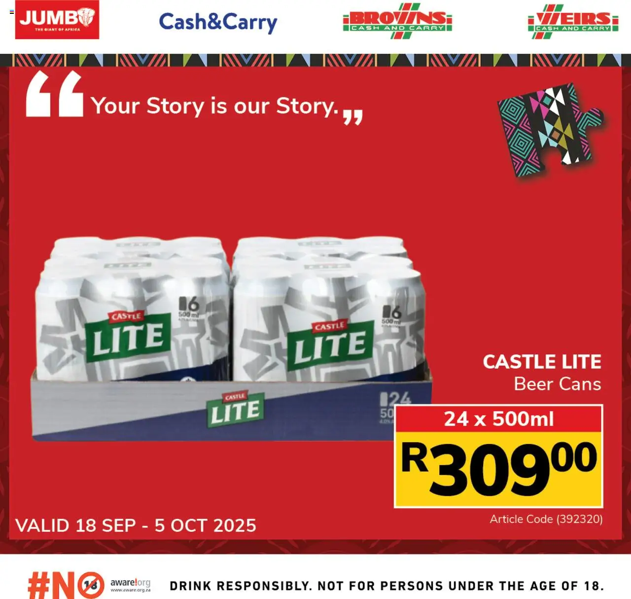 New Jumbo catalogue – valid from 18.09.2025 | Page: 2 | Products: Beer