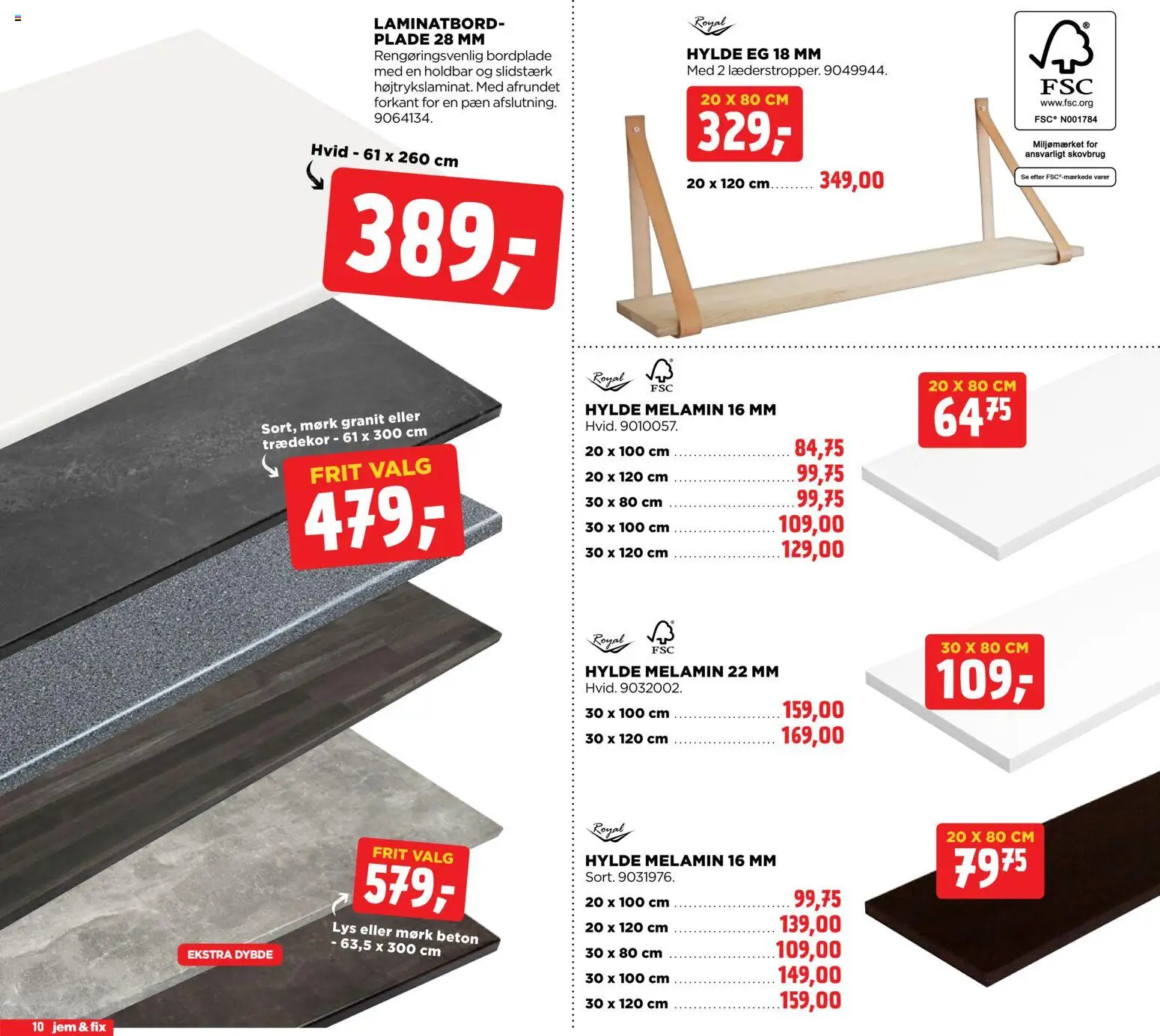 Jem & fix tilbudsavis – gyldig fra 22.02.2026 | Side: 10 | Produkter: Hylde