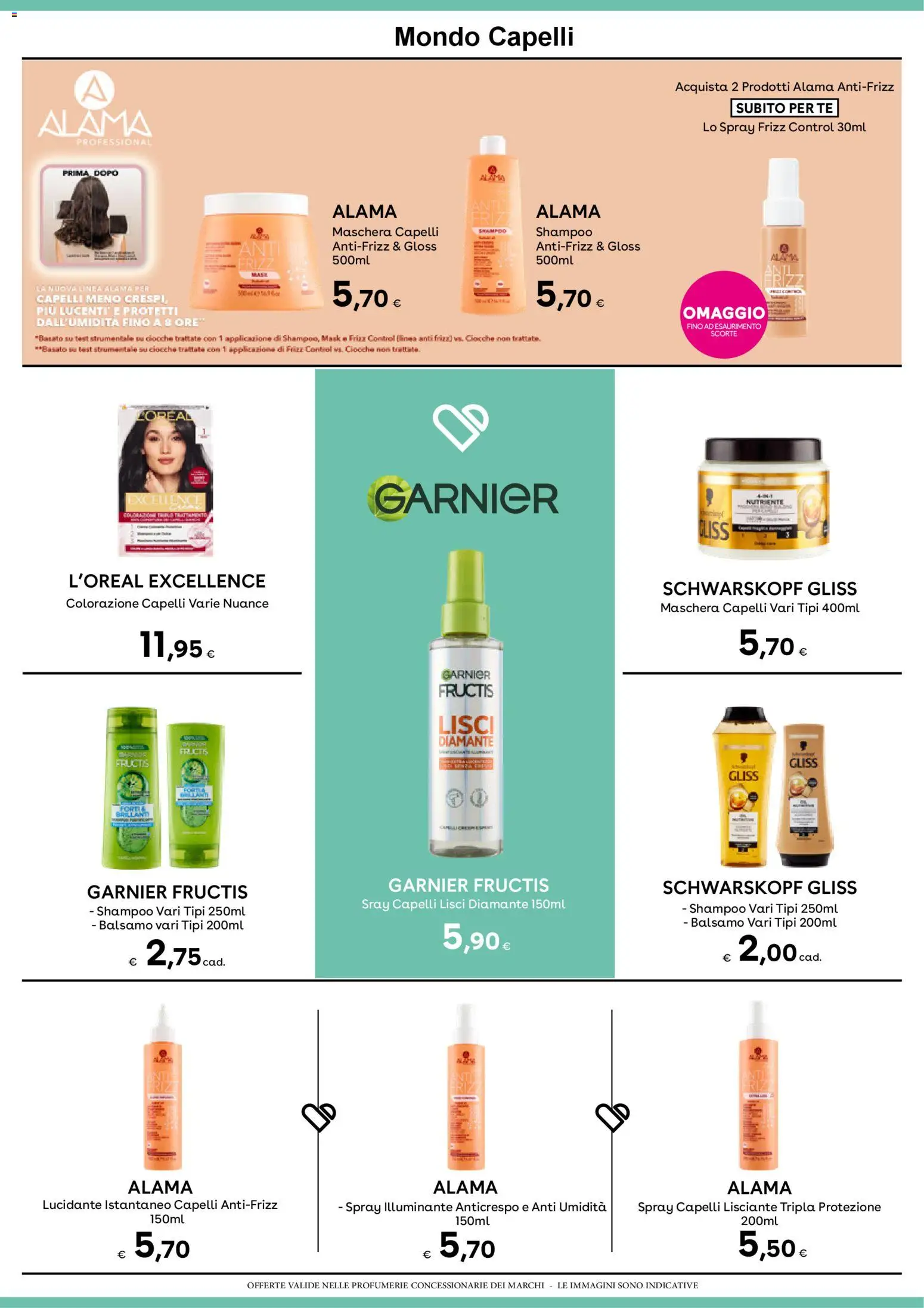 Volantino Idea bellezza del 27.03.2026 | Pagina: 15 | Prodotti: Shampoo, Balsamo, Colorazione capelli, Tè