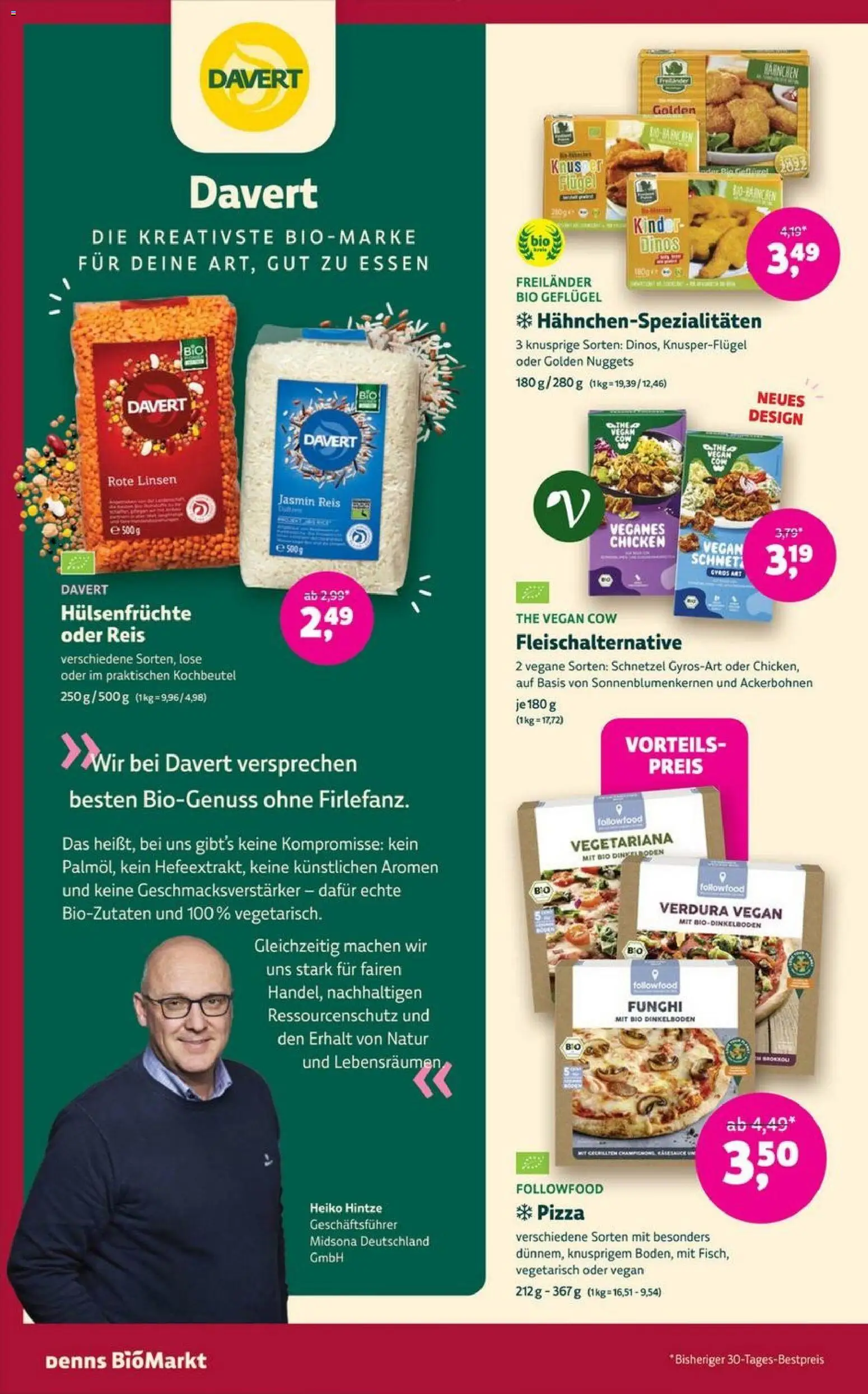 Denns BioMarkt Angebote – gültig ab 19.11.2025 | Seite: 10 | Produkte: Pizza, Reis