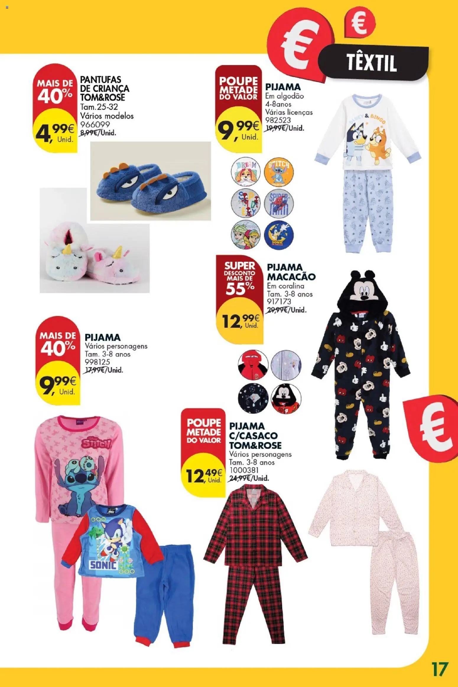 Pingo Doce -  Bazar Grandes Oportunidades │ válido de 06.01.2026 | Página: 17 | Produtos: Macacão, Algodão