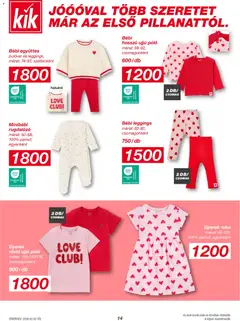 Kik Akciós újság - amely érvényes a következő dátumtól: 02.02.2026 | Oldal: 14