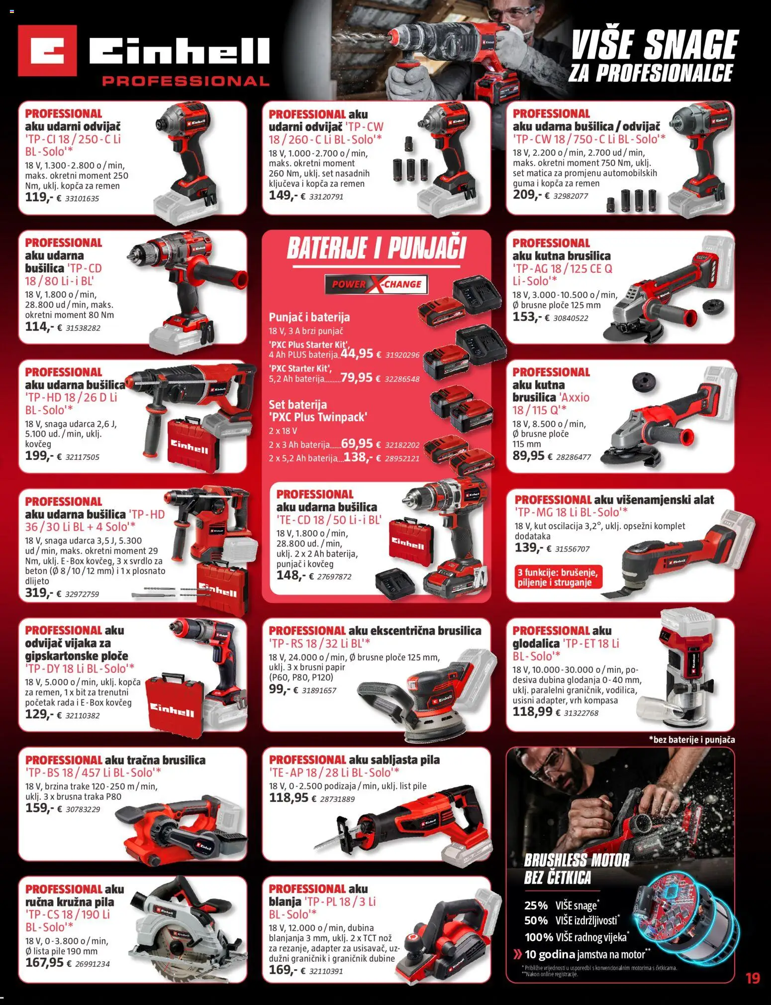 Bauhaus katalog | vrijedi od 01.01.2026 | Stranica: 19 | Proizvodi: Alat, Baterije, Adapter, Odvijač