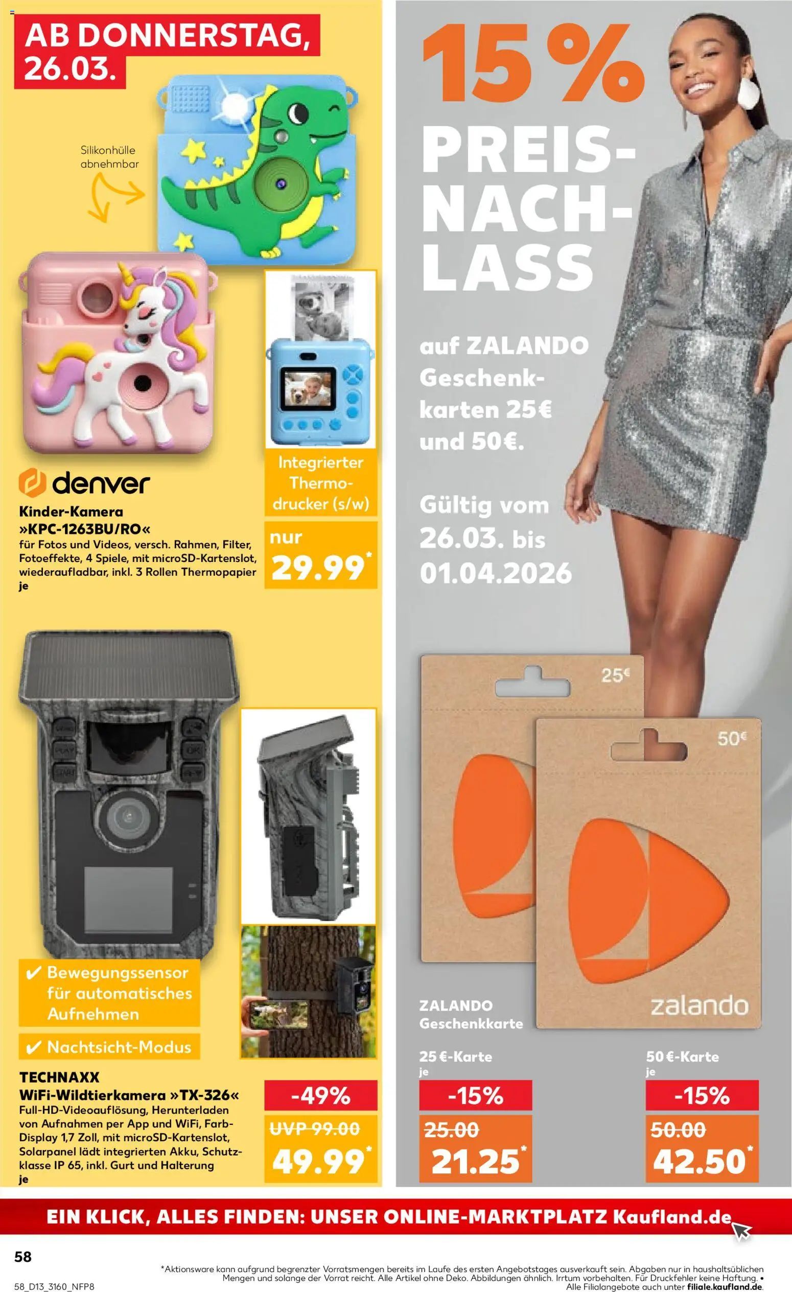 Kaufland Prospekt Frankfurt (Oder)	 – gültig ab 26.03.2026 | Seite: 58 | Produkte: Drucker