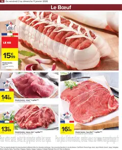 Carrefour Market - Prévisualisation de Carrefour Market La sélection  valide à partir de 02.01.2026 | Page: 10 | Produits: Viande, Basse côte, Viande bovine