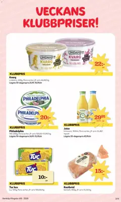 Tuc kex, Lu, 100g, flera sorter, jfr-pris 100,00/kg - Förhandsvisning av reklamblad från butik Hemköp aktuell från 02.02.2026 | Sida: 3