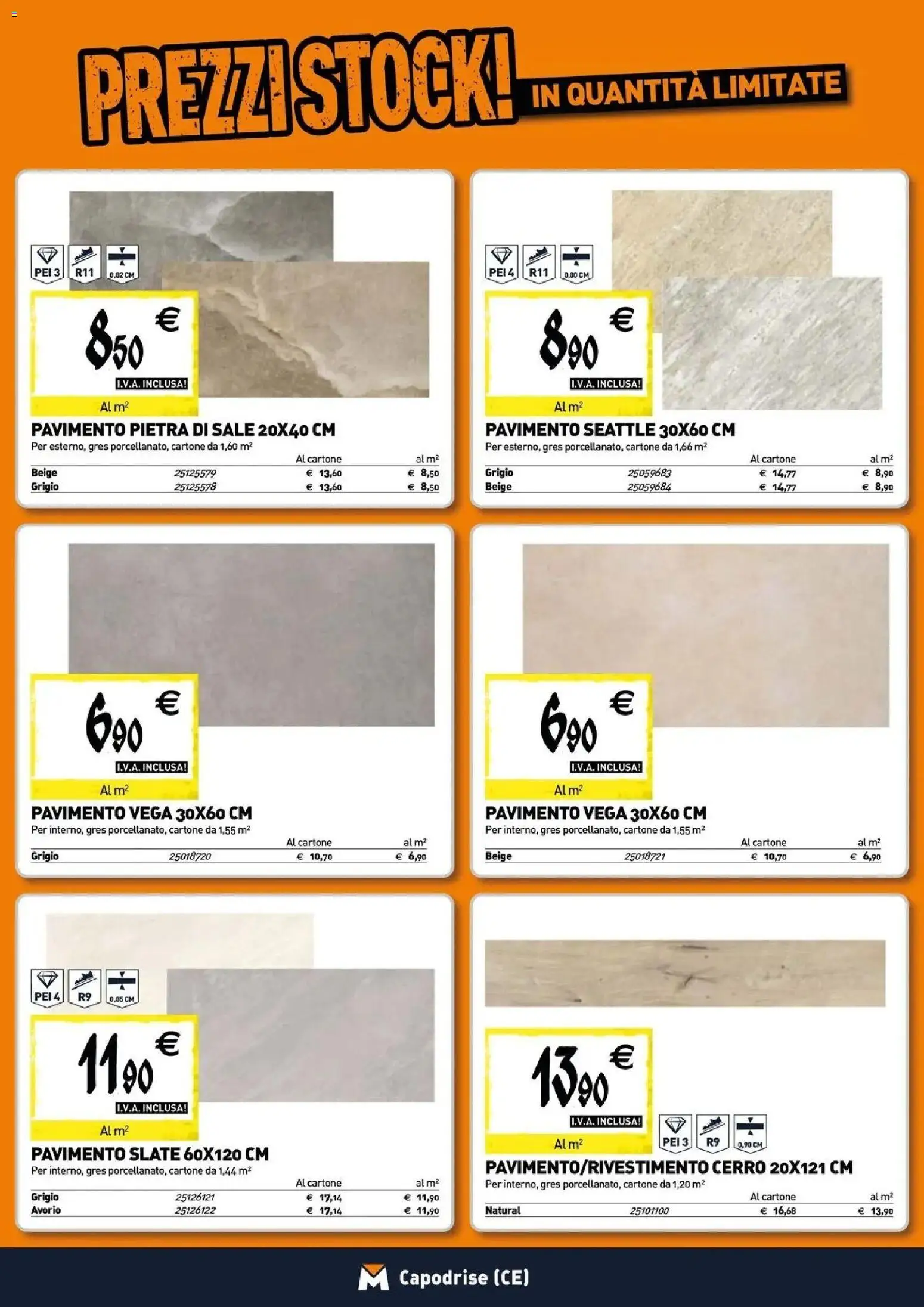 Volantino TECNOMAT del 12.03.2026 | Pagina: 9 | Prodotti: Pavimento, Sale