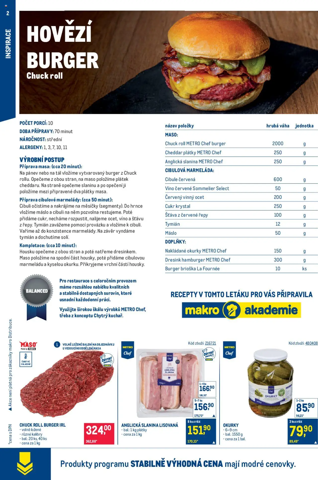 Makro leták - Street Food od 18.06.2025 | Strana: 2 | Produkty: Burger, Hrnce, Cukr, Cibule