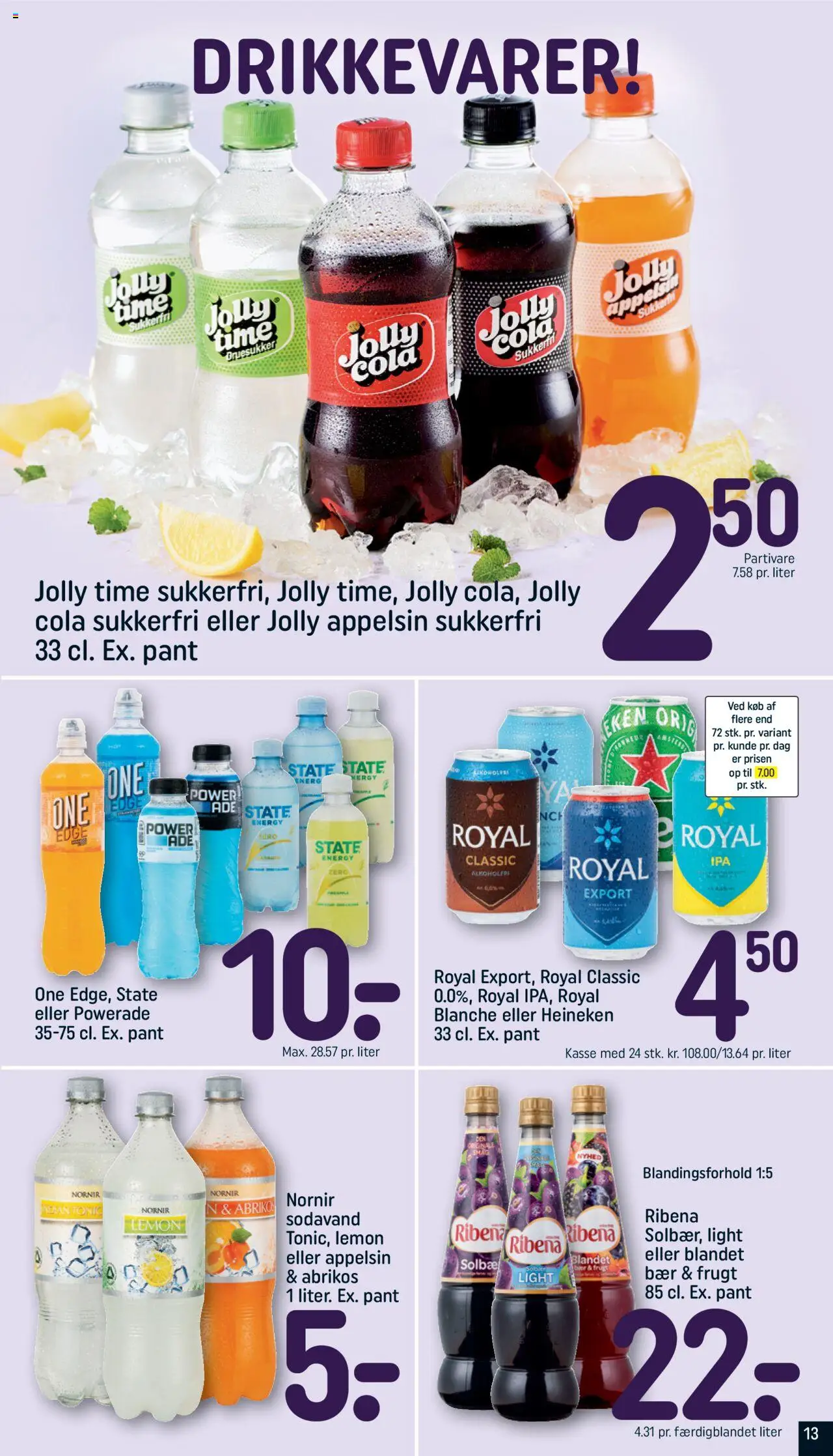 Rema 1000 tilbudsavis – gyldig fra 19.10.2025 | Side: 13 | Produkter: Sodavand, Cola