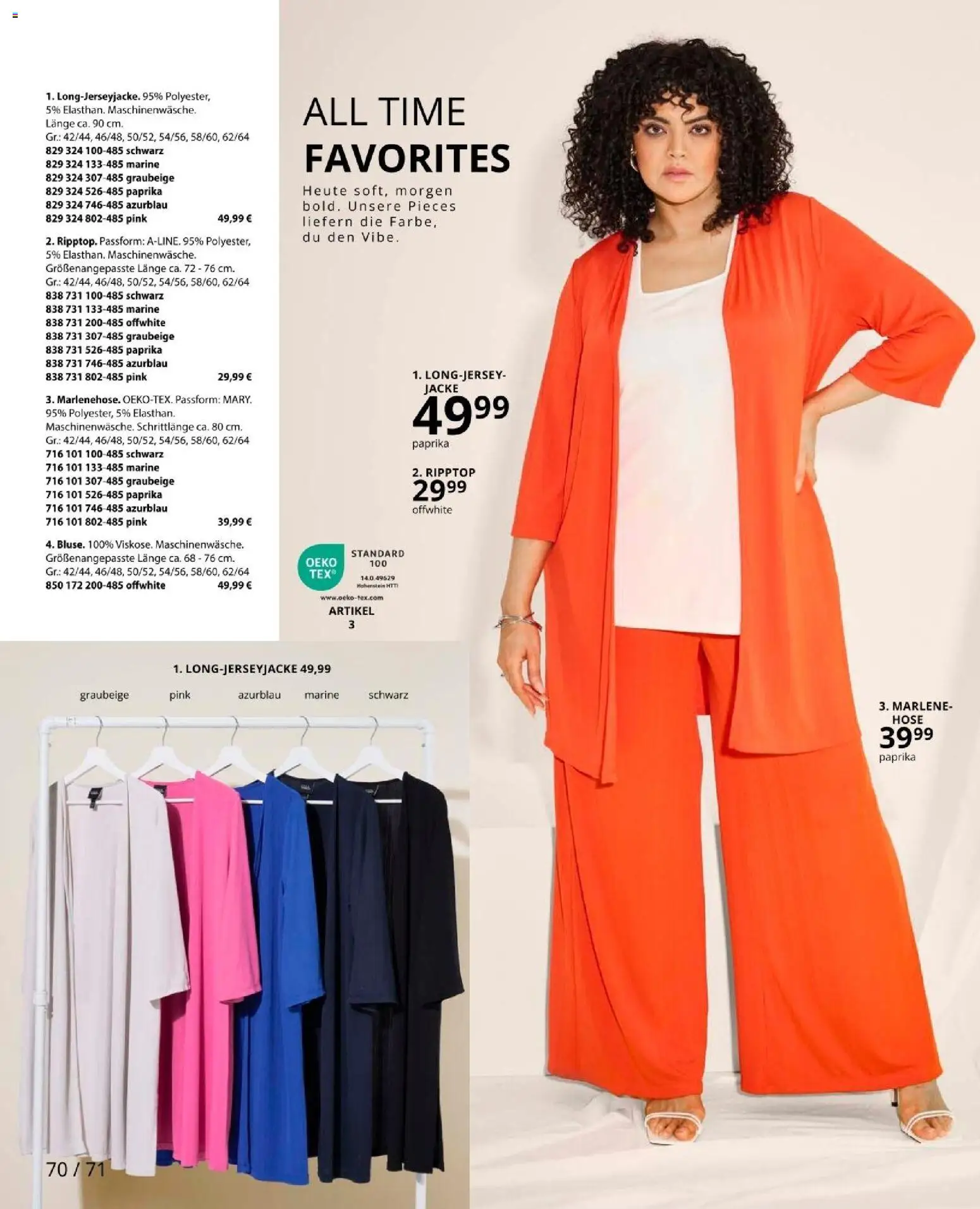 Ulla Popken akciós ujság - amely érvényes a következő dátumtól: 01.05.2026 | Oldal: 70