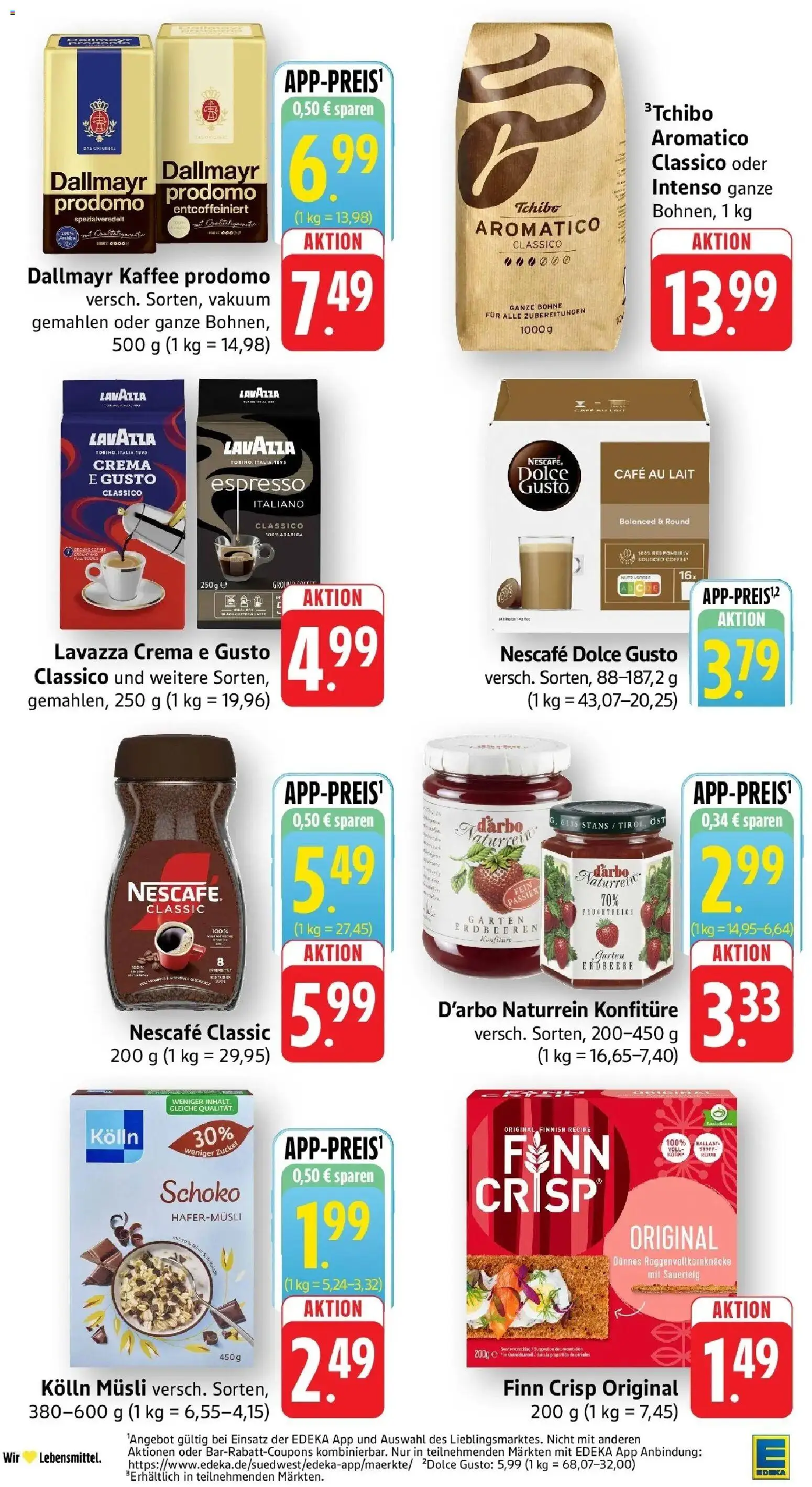 Edeka prospekt Pfalzgrafenweiler	 – gültig ab 19.04.2026 | Seite: 24 | Produkte: Musli, Lavazza, Kolln musli, Kaffee