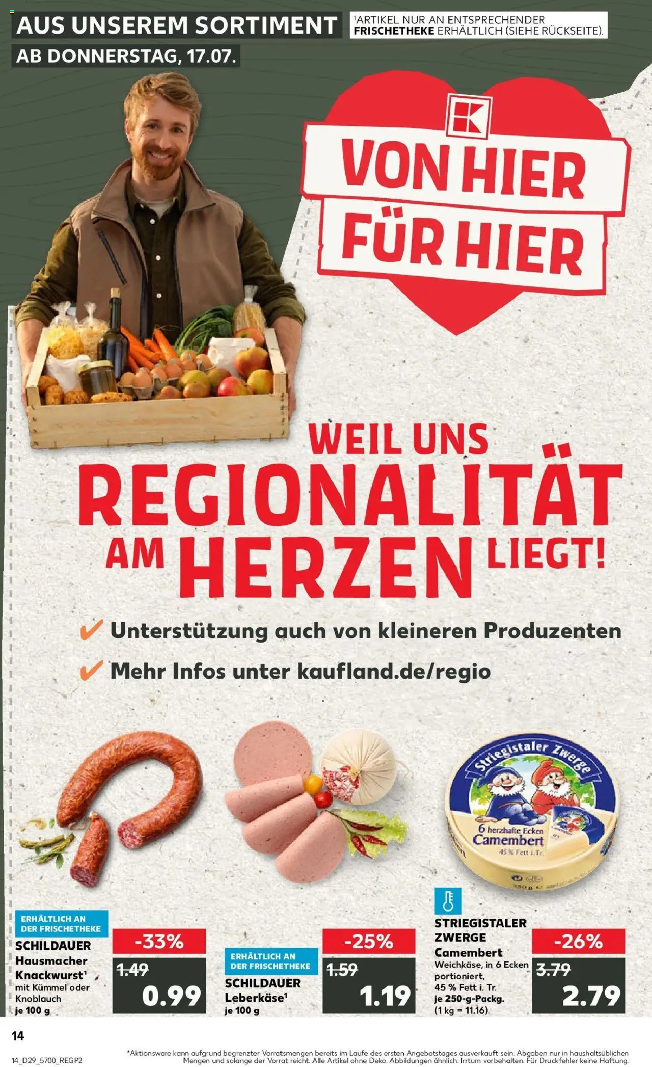 Kaufland prospekt Torgau	 - gültig ab dem 16.07.2025 | Seite: 14 | Produkte: Knoblauch