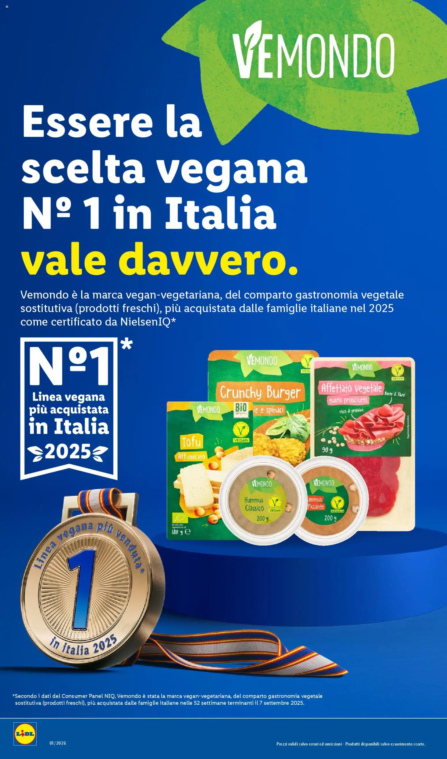 Volantino Lidl del 29.12.2025 | Pagina: 20 | Prodotti: Prosciutto, Spinaci, Hummus, Tofu