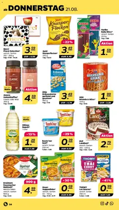 Netto Prospekt 	 - gültig ab dem 18.08.2025 | Seite: 26 | Produkte: Erdnüsse, Haribo, Champignons, Nudeln