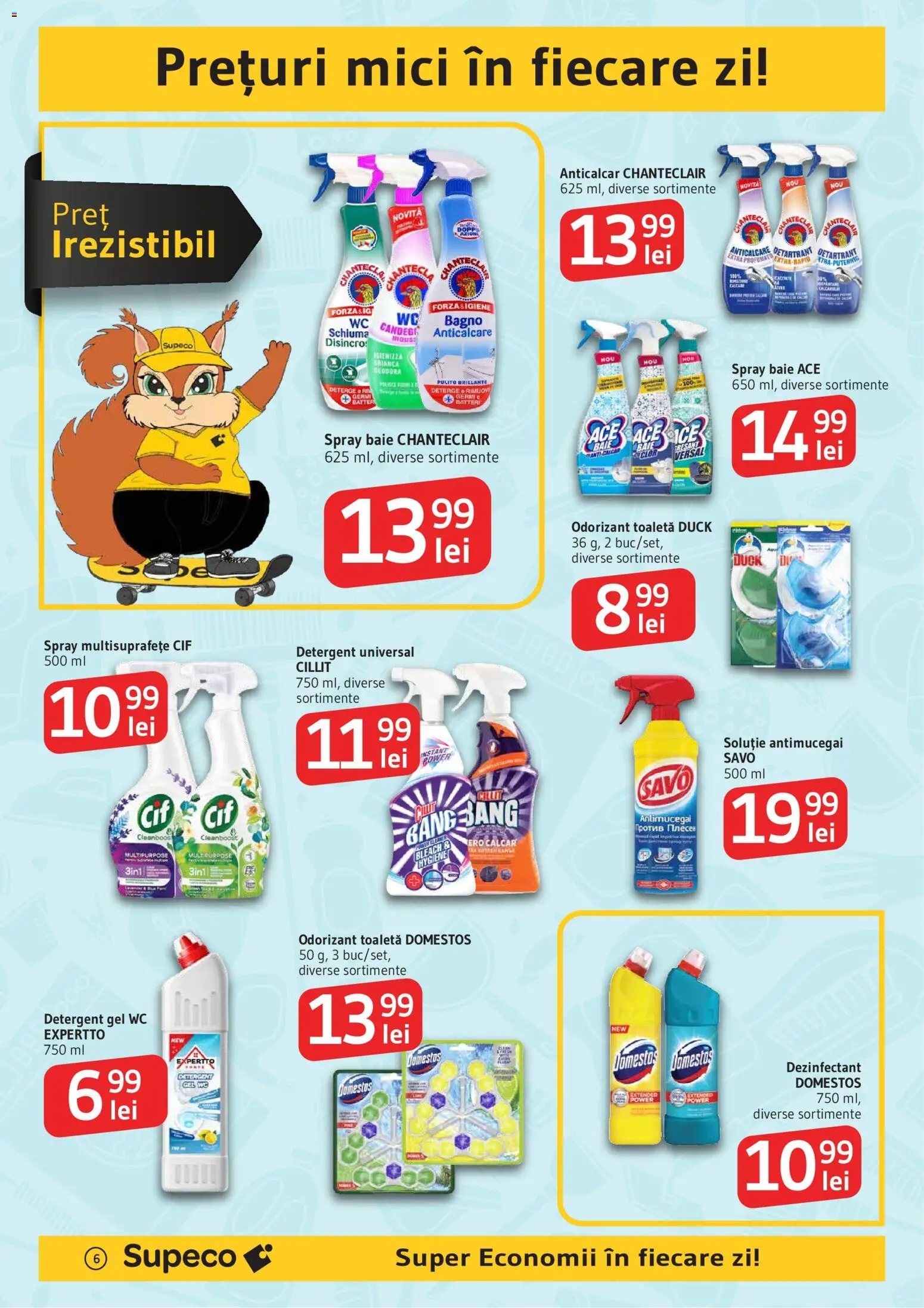 Noul catalog Supeco – valabil de la 30.10.2025 | Pagină: 6 | Produse: Toaletă, Mici, Detergent, Odorizant toaletă