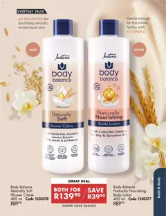New Justine catalogue – valid from 01.09.2025 | Page: 77 | Products: Bath, Shower, Lotion