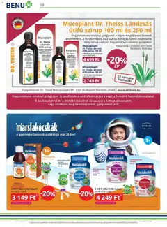 BENU Gyógyszertárak Akciós újság - amely érvényes a következő dátumtól: 01.01.2026 | Oldal: 18