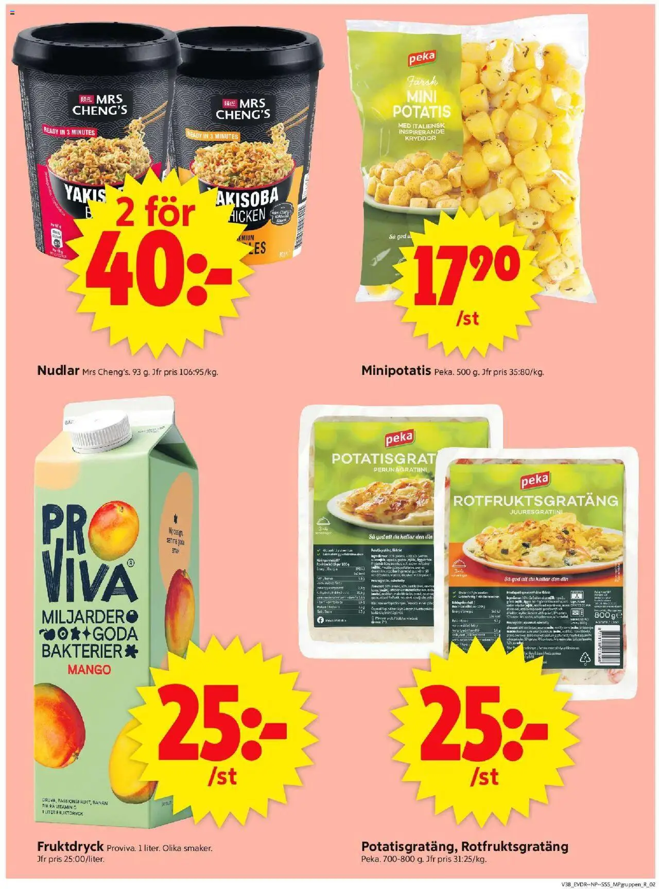 ICA Supermarket reklamblad aktuell från 15.09.2025 | Sida: 12 | Produkter: Potatis, Mango